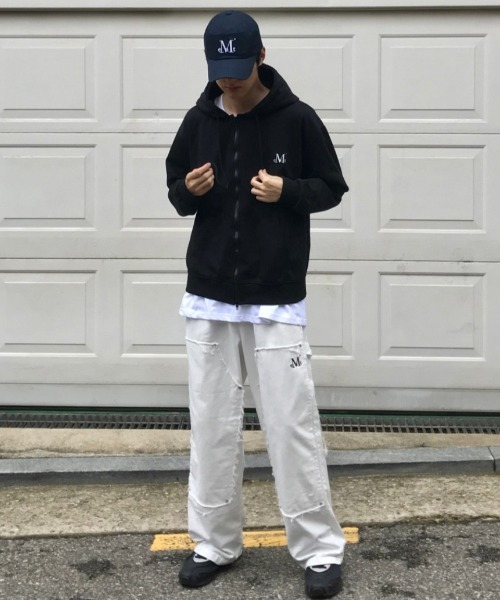 A'GEM/9 × .kom 『MUCENT/ムセント』BACK LOGO 2-WAY HOOD ZIP-UP