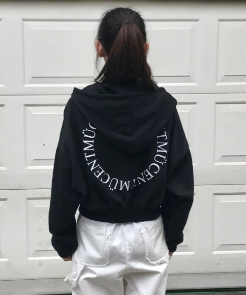 A'GEM/9 × .kom 『MUCENT/ムセント』BACK LOGO 2-WAY HOOD ZIP-UP