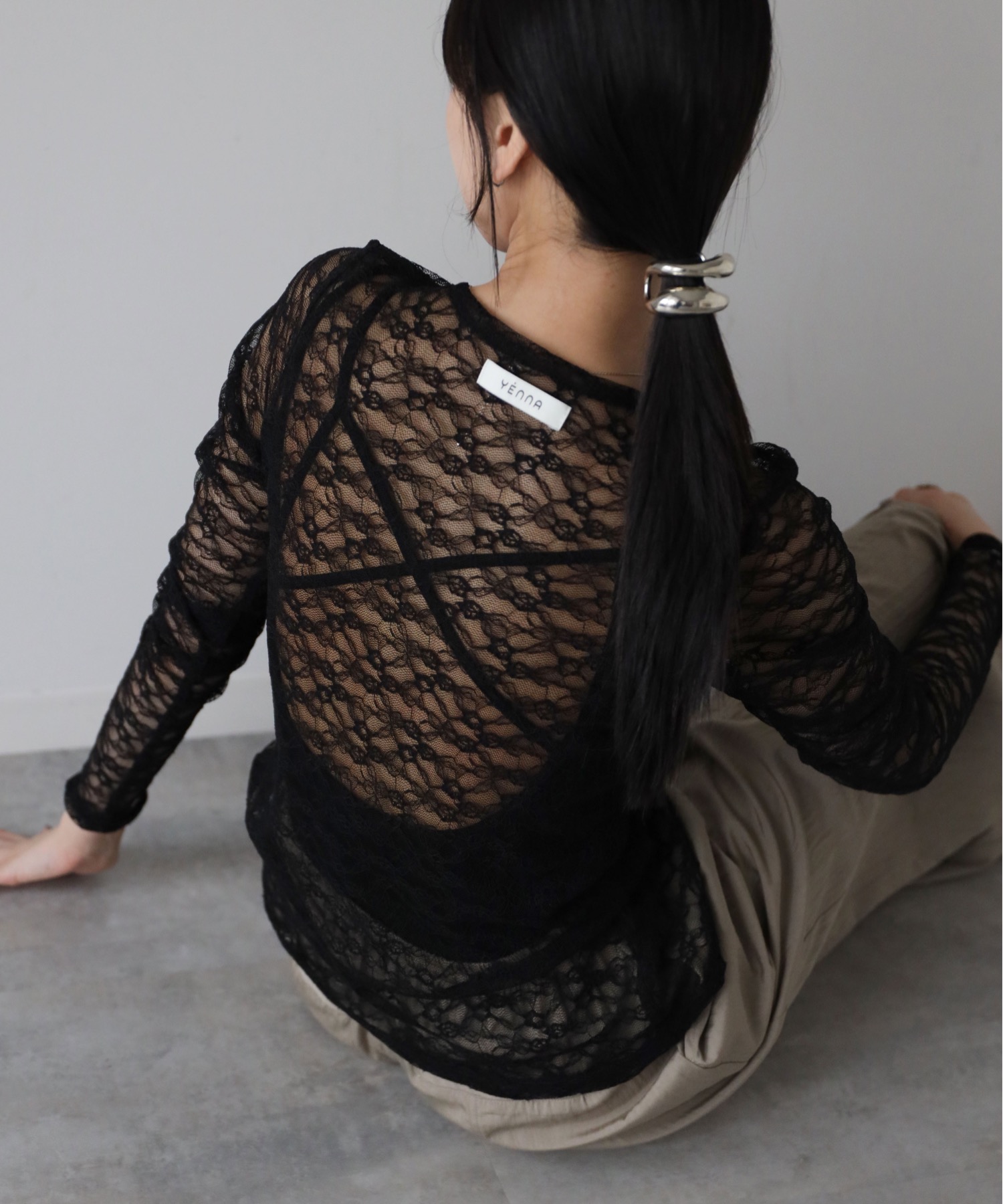 model：164cm. 着用サイズ：FREE