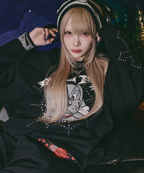 A'GEM/9 × .kom 『GALFY/ガルフィー』鋲中毒スウェット セレクト