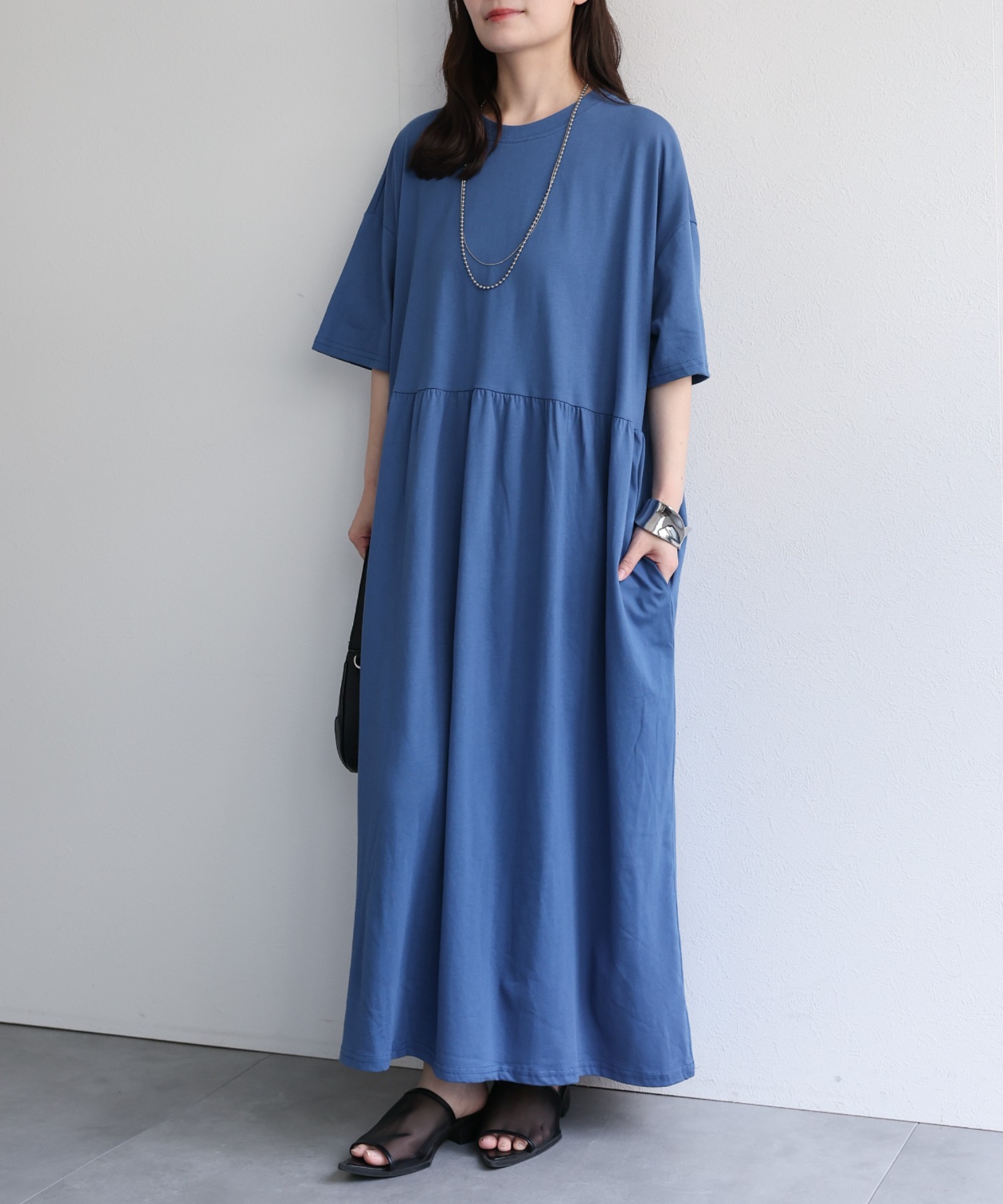 model：156cm 着用サイズ：FREE