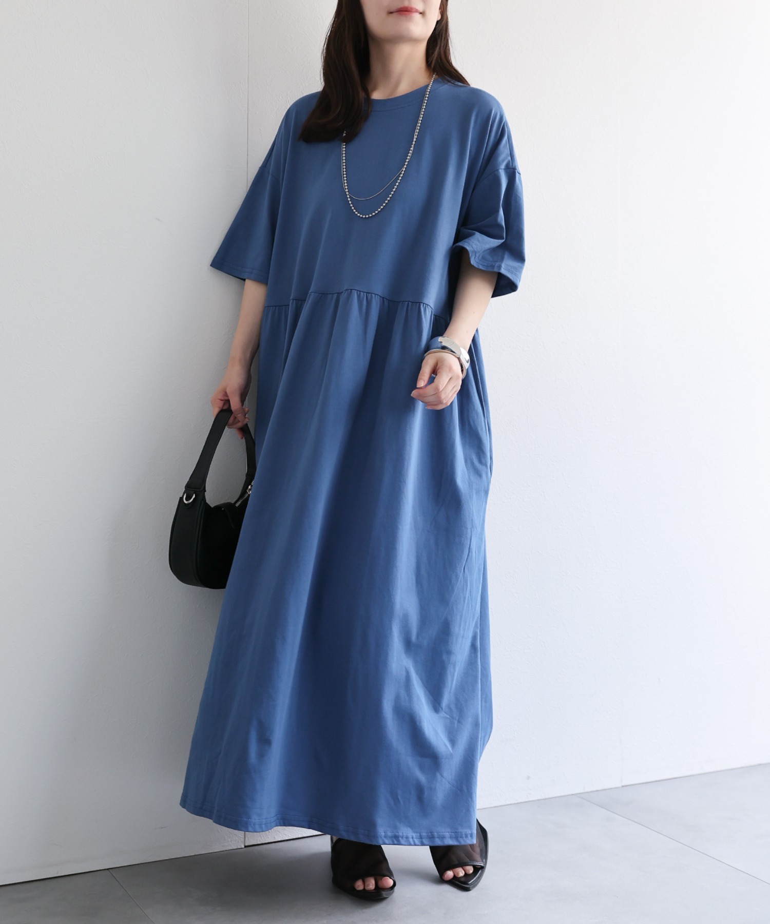 model：156cm 着用サイズ：FREE