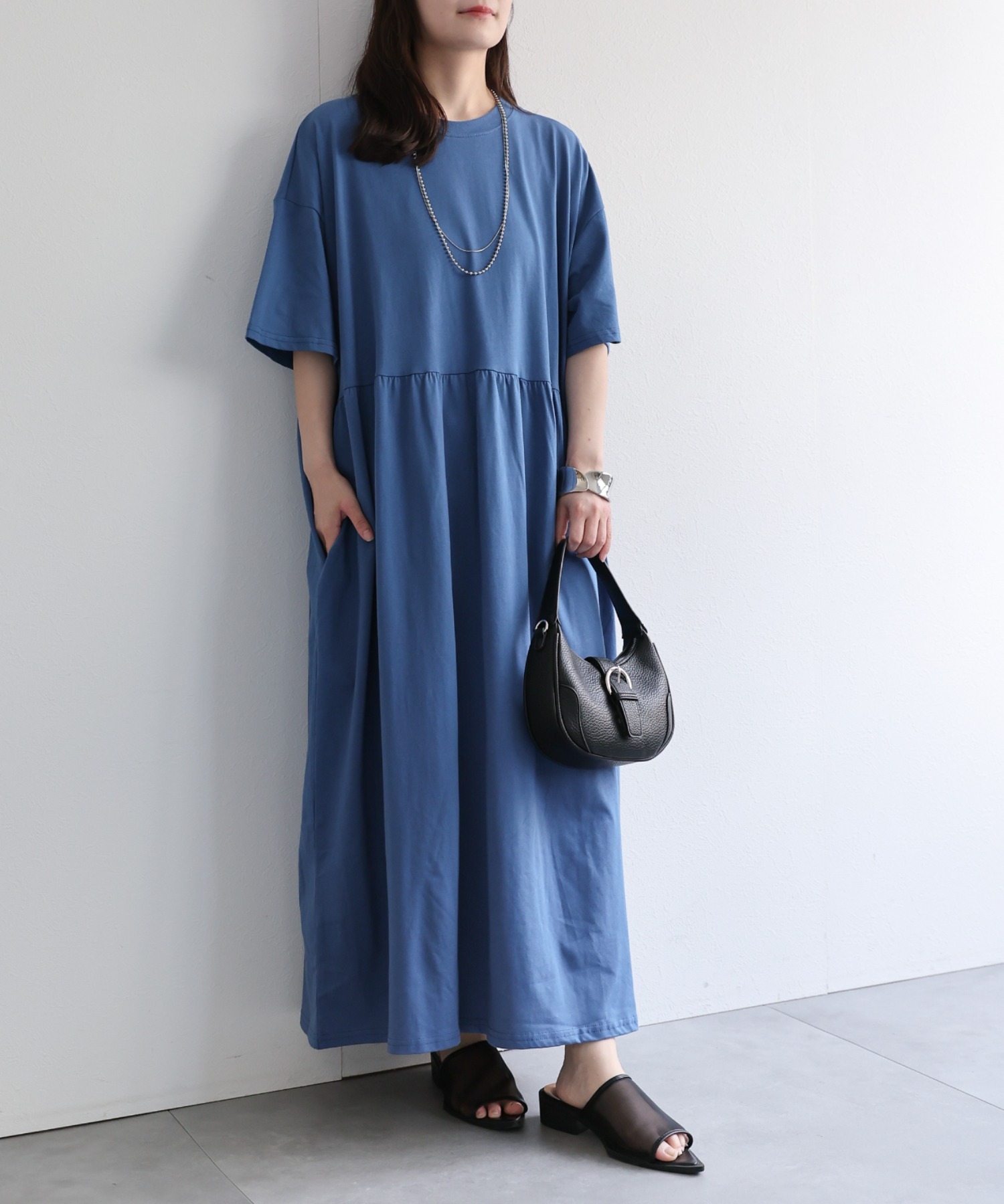 model：156cm 着用サイズ：FREE