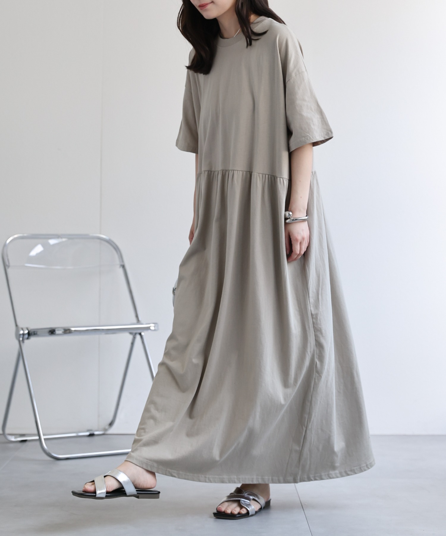 model：156cm 着用サイズ：FREE