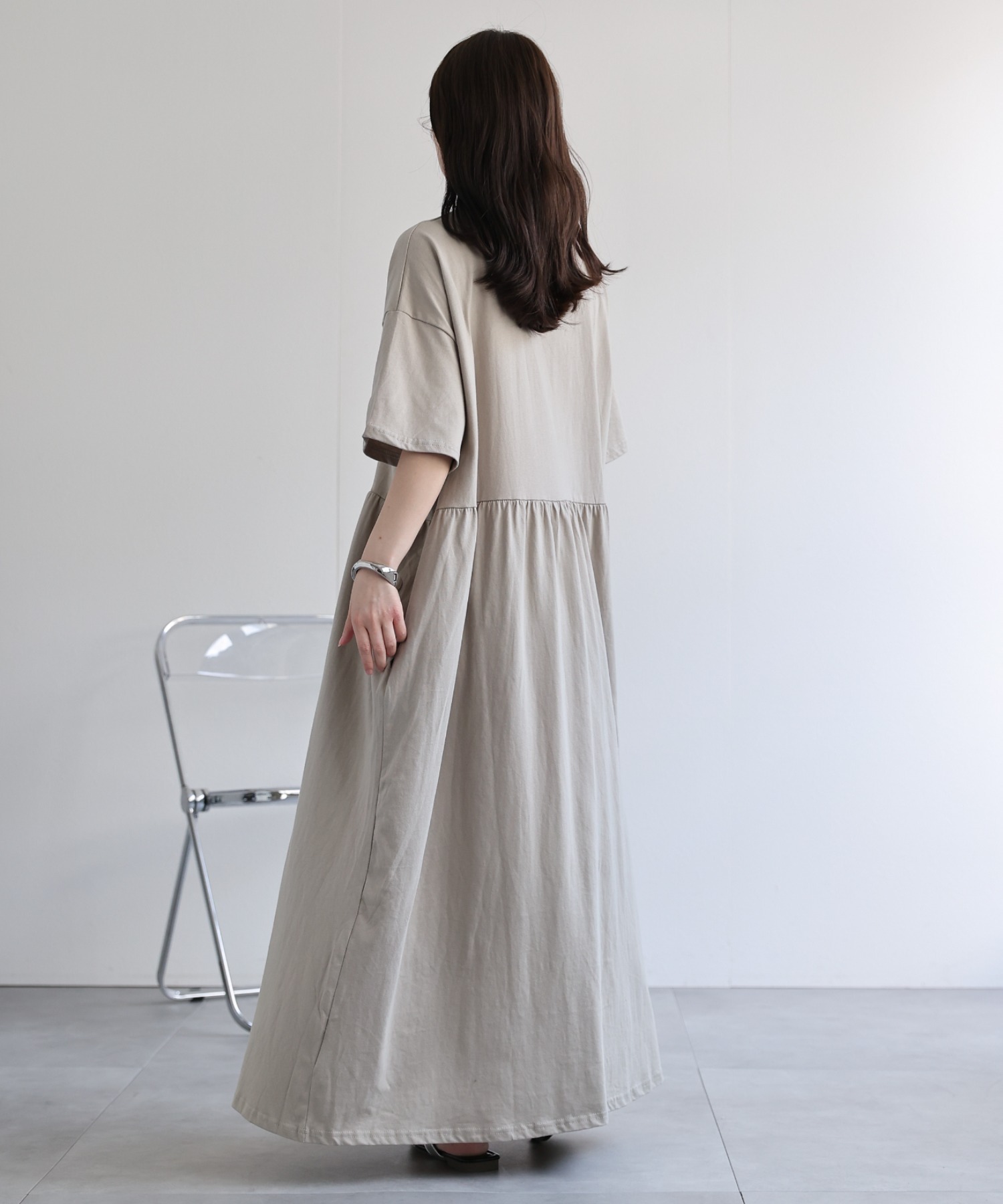 model：156cm 着用サイズ：FREE