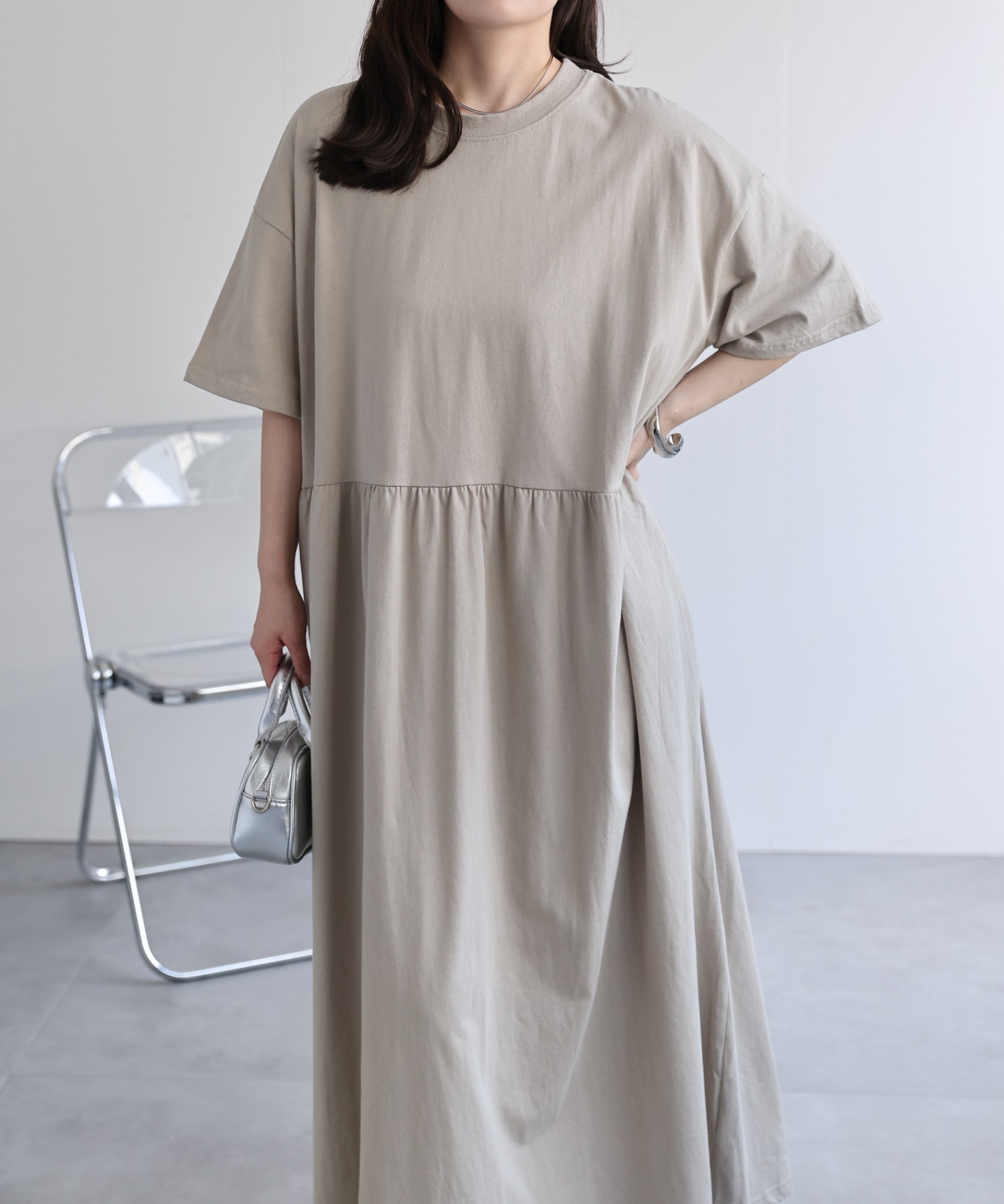 model：156cm 着用サイズ：FREE