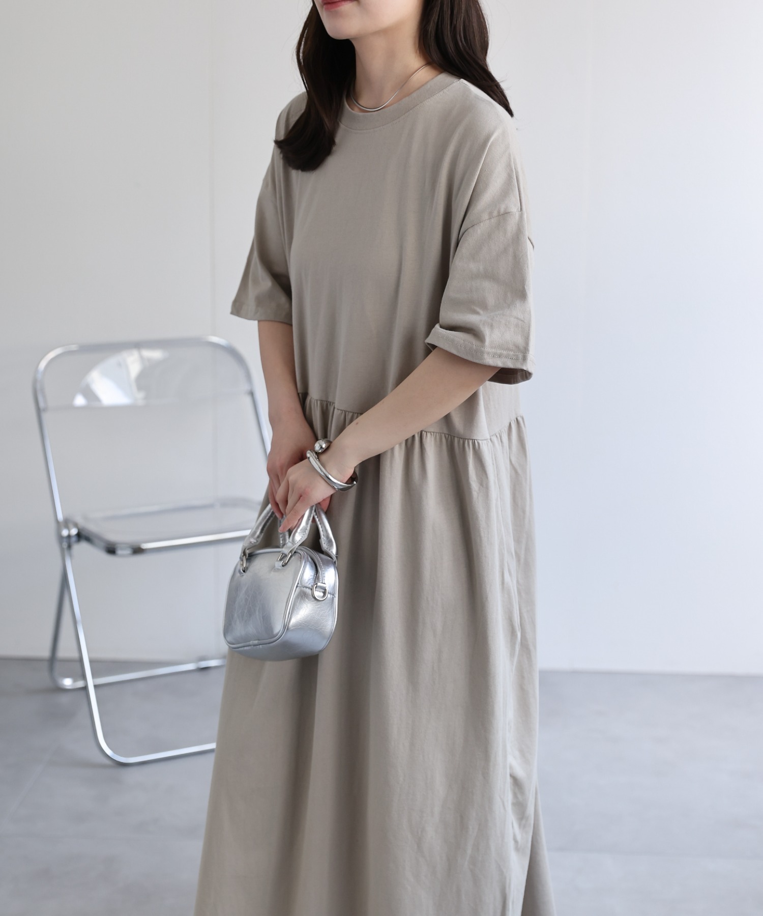 model：156cm 着用サイズ：FREE