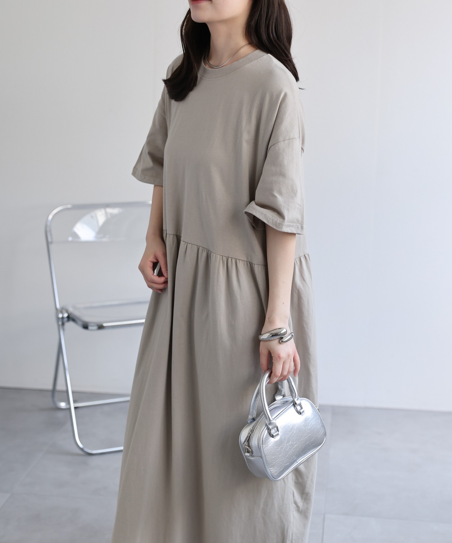 model：156cm 着用サイズ：FREE