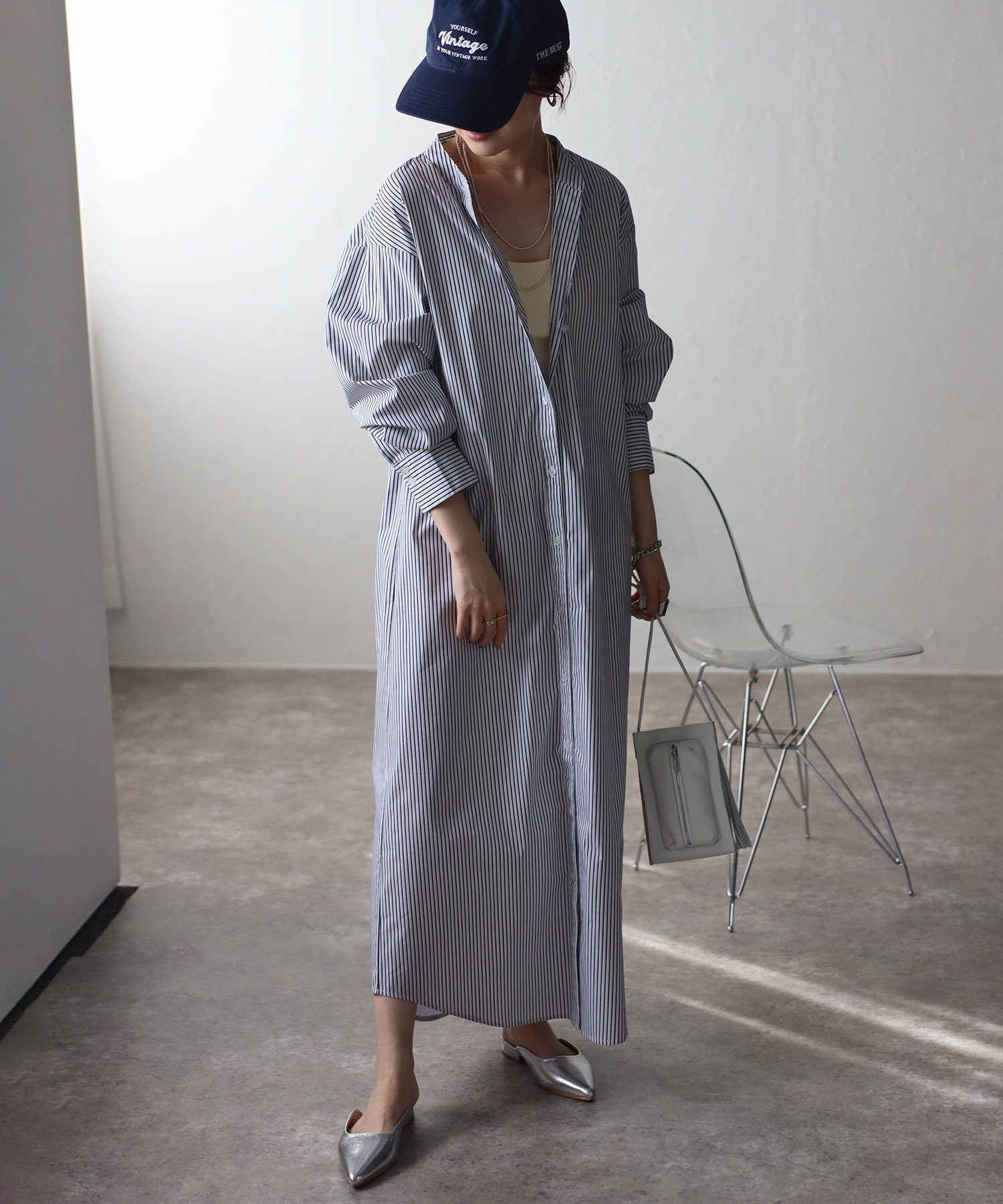 model：H158 着用サイズ：FREE