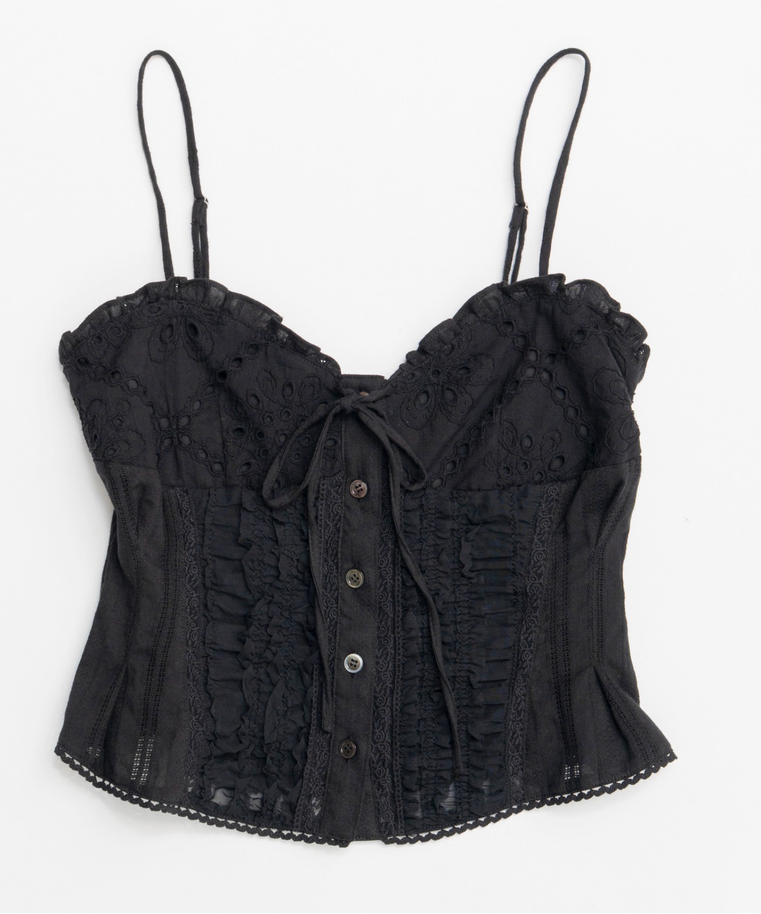 25SUMMER PRE-ORDER】2way Cotton Puff Sleeve Bustier/2WAYコットン