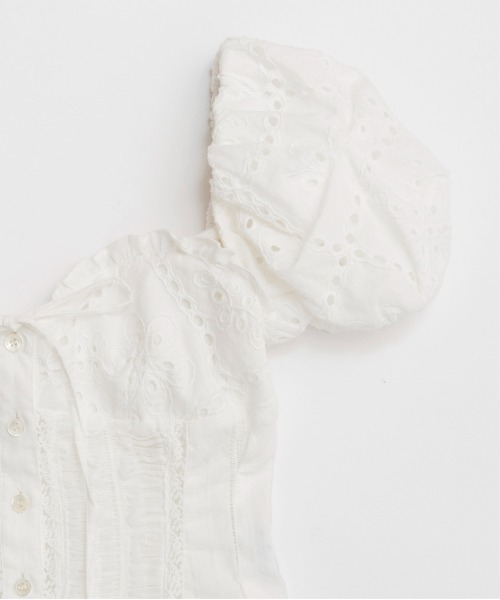 25SUMMER PRE-ORDER】2way Cotton Puff Sleeve Bustier/2WAYコットン