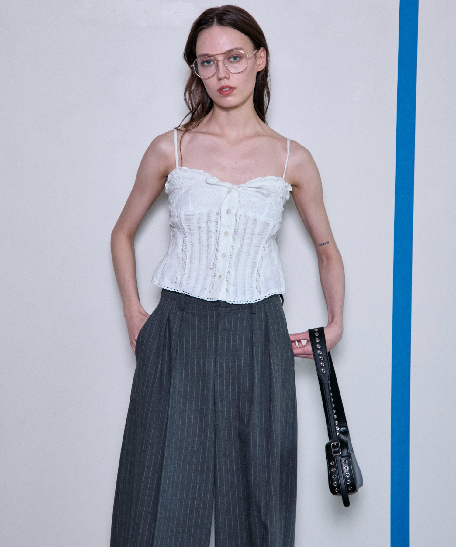 25SUMMER PRE-ORDER】2way Cotton Puff Sleeve Bustier/2WAYコットン