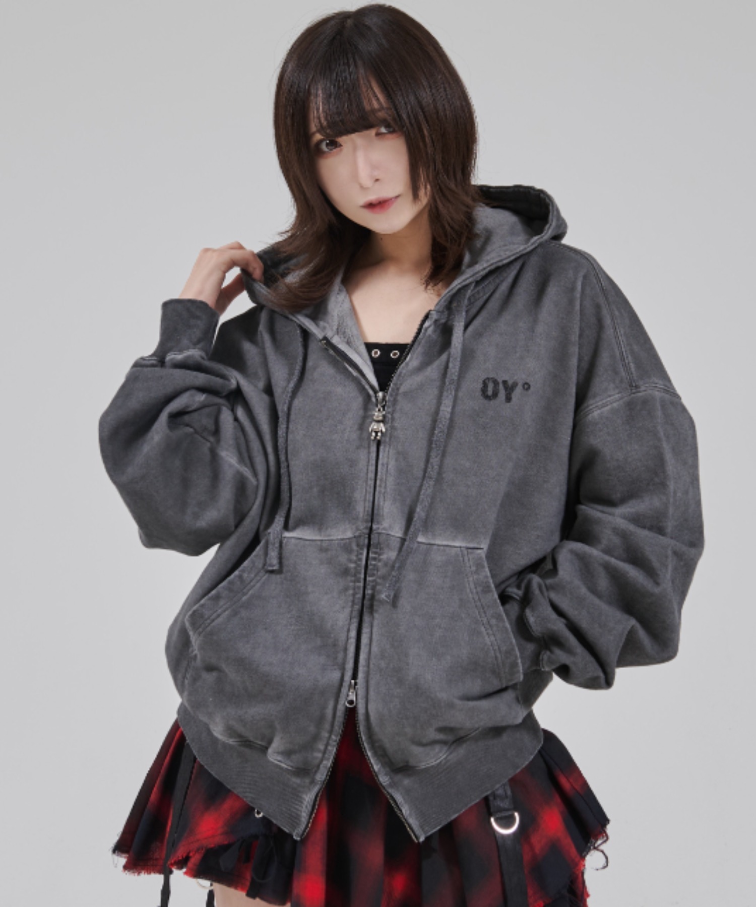 【最終値下げ】OY ピグメント オードリー フーディー ジップアップ OY/オーワイ』 PIGMENT ODOLLY HOODIE ZIP UP/ピグメント