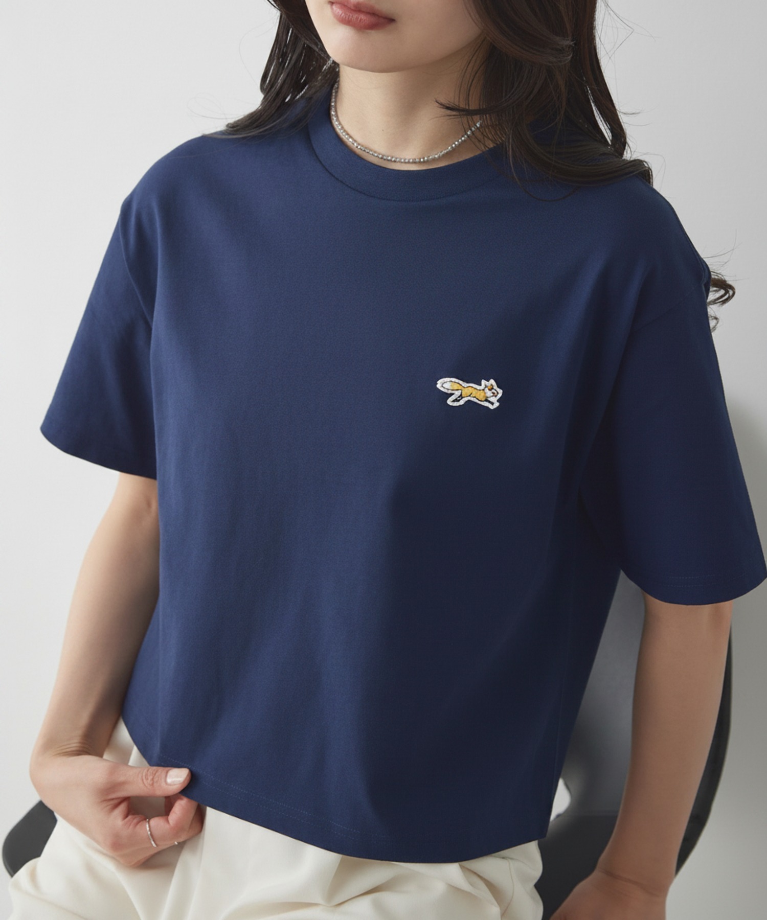 PENNEYS/ペニーズ 別注 THE FOX ロゴ ワンポイント刺繍 ショート丈