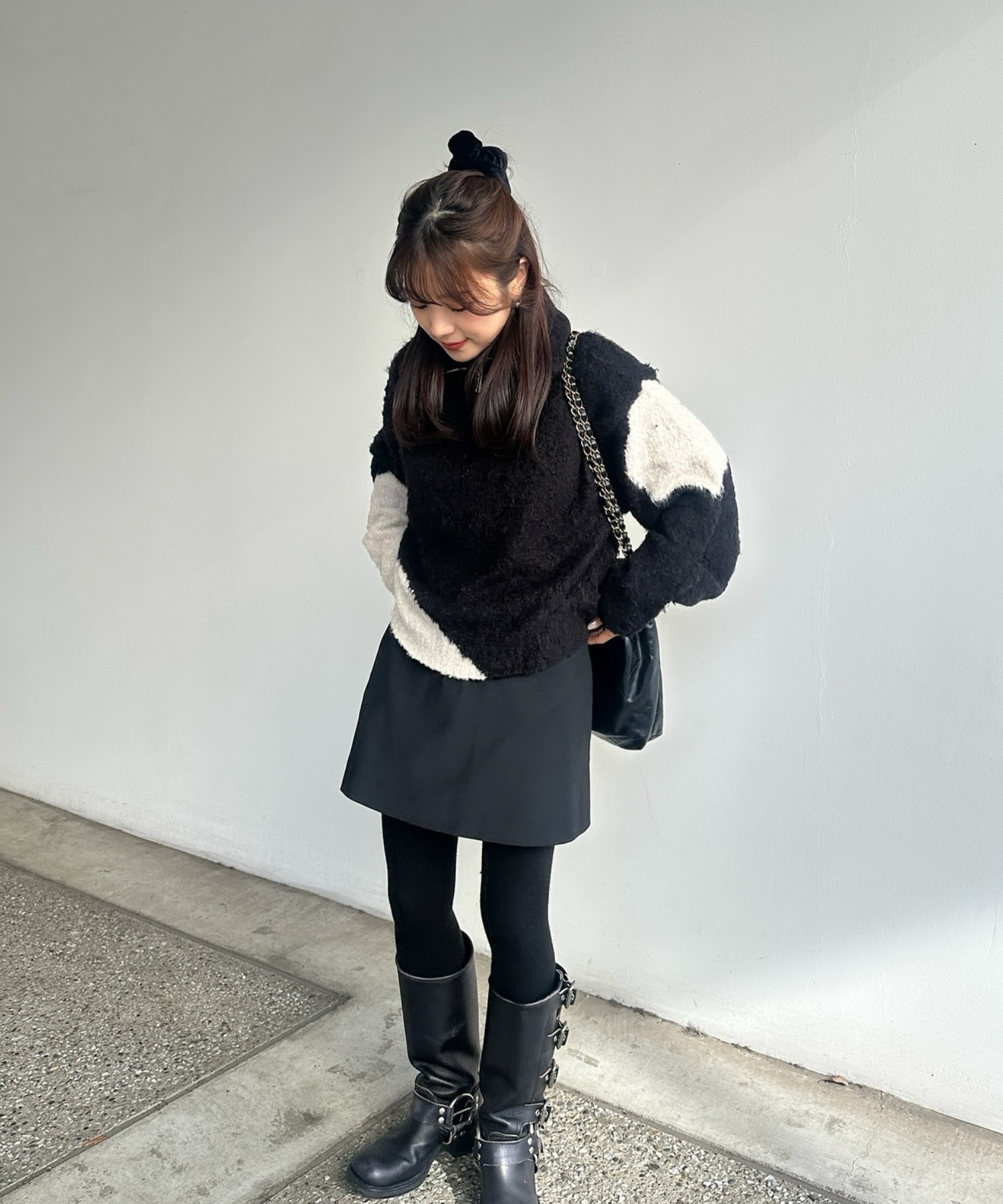 model：H153 着用サイズ：FREE