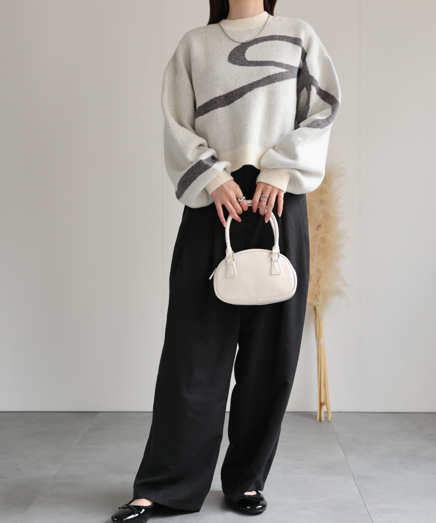 model：162cm 着用サイズ：F