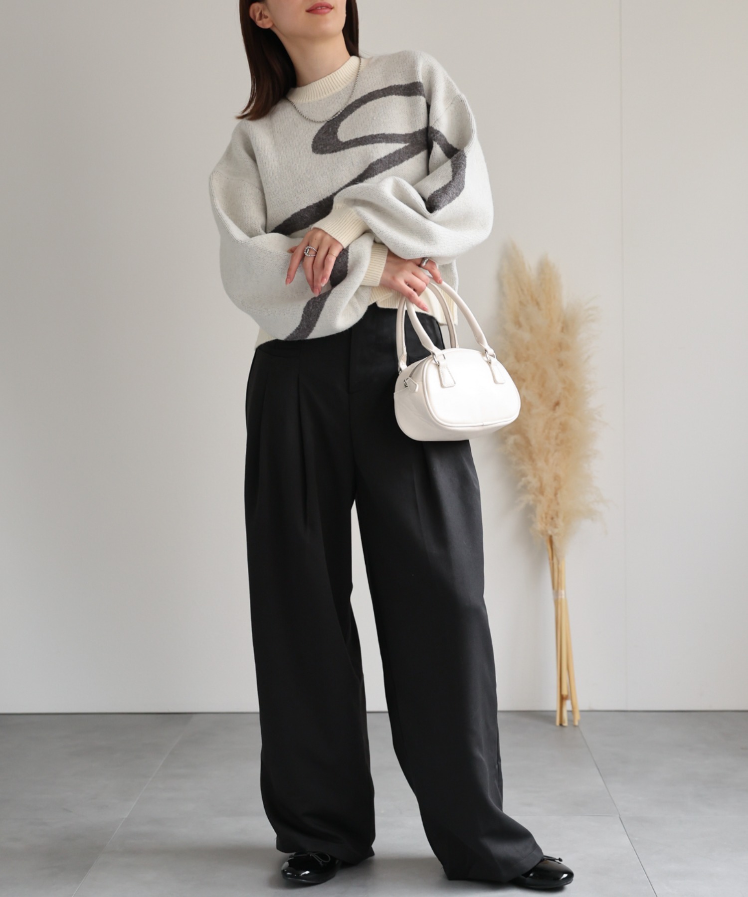 model：162cm 着用サイズ：F