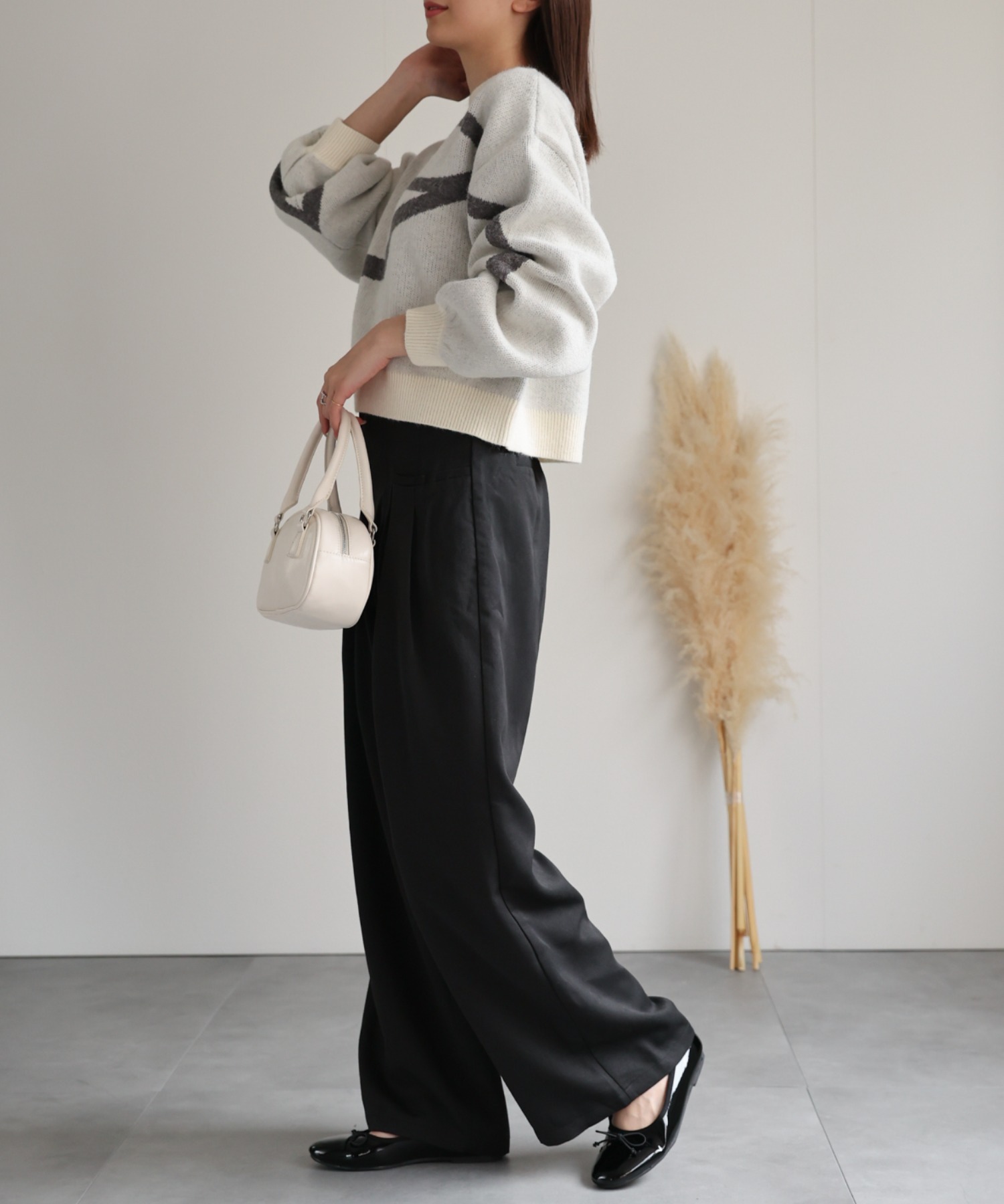 model：162cm 着用サイズ：F