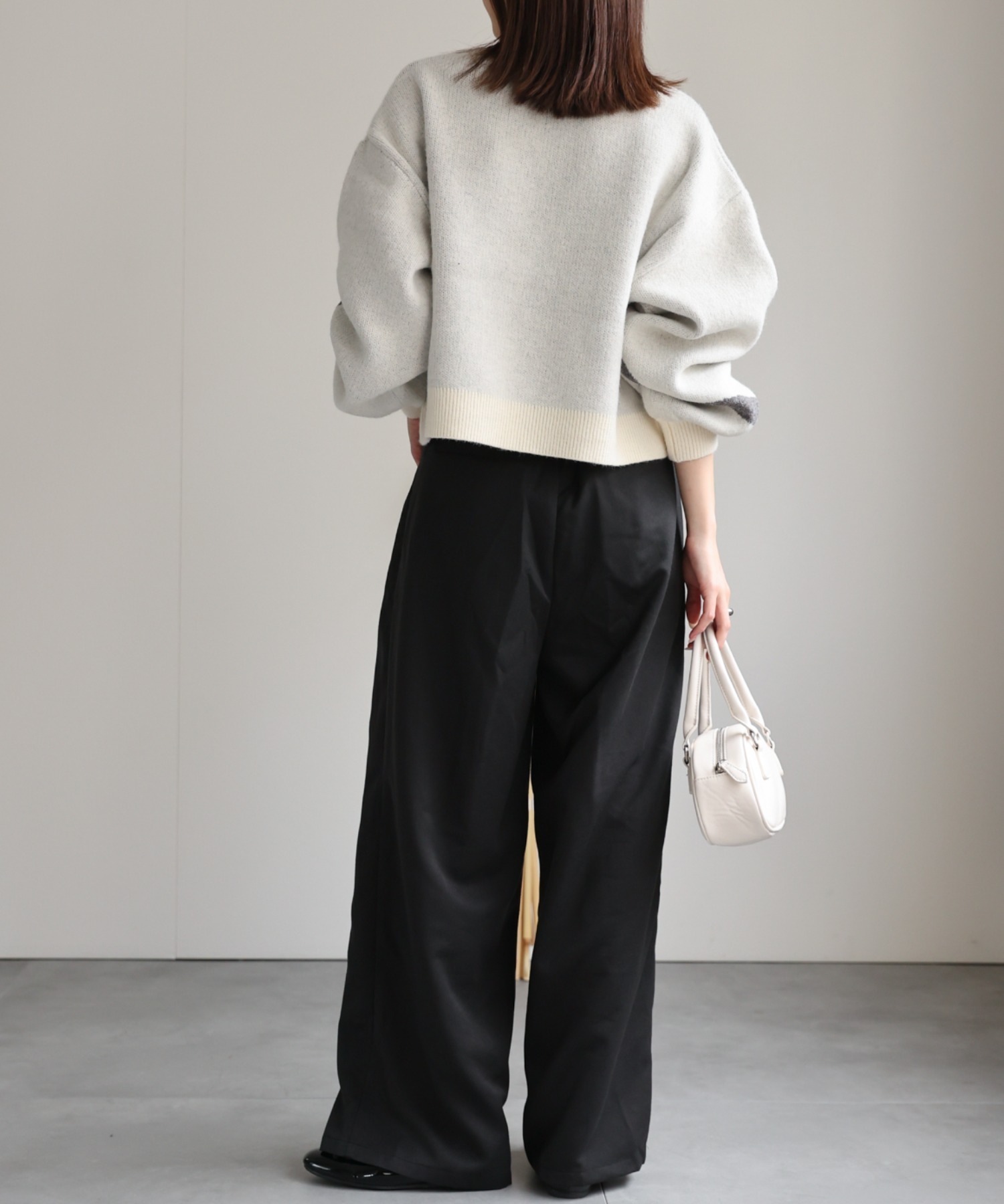 model：162cm 着用サイズ：F