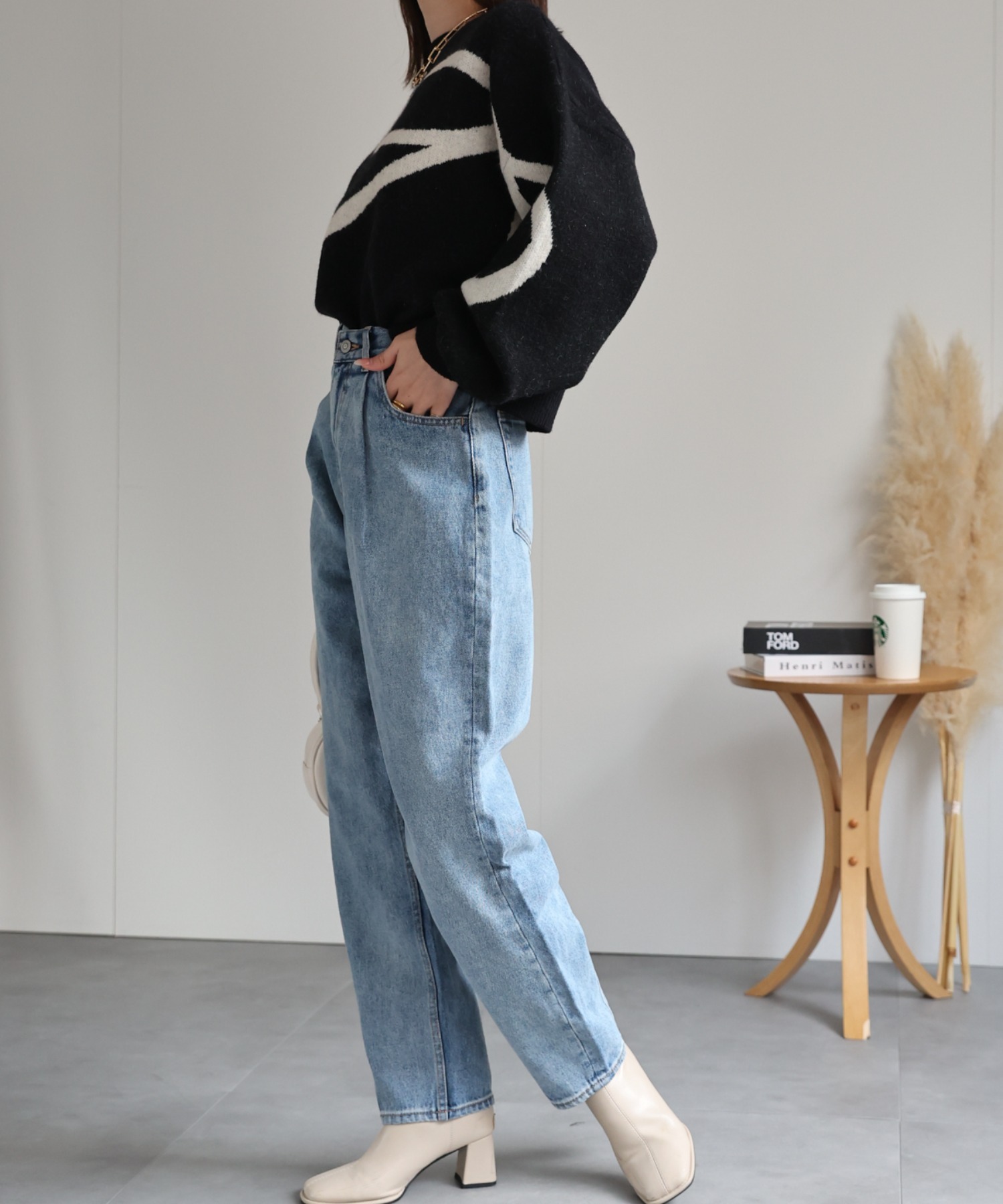 model：162cm 着用サイズ：F