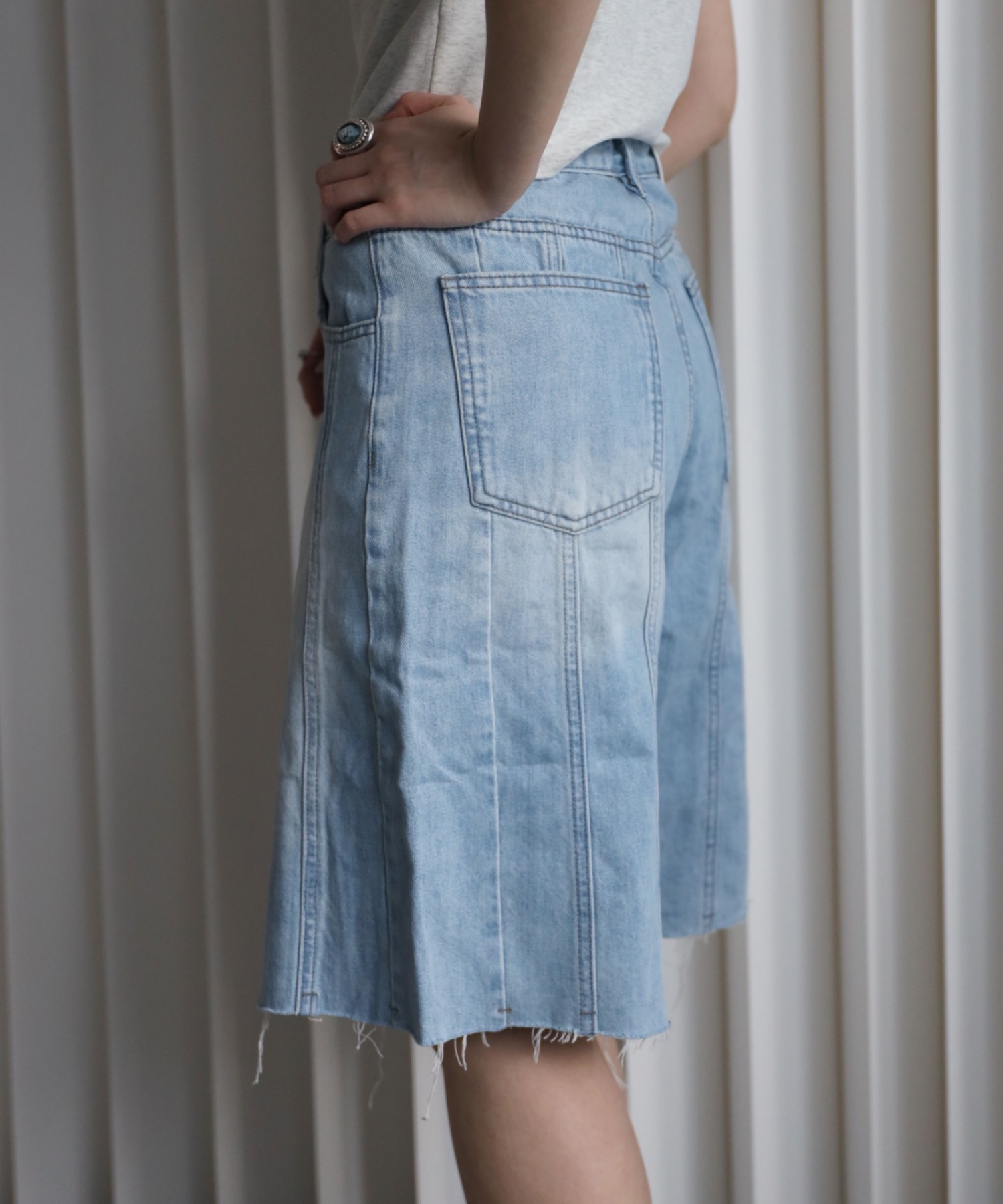 model：164cm. 着用サイズ：Sサイズ