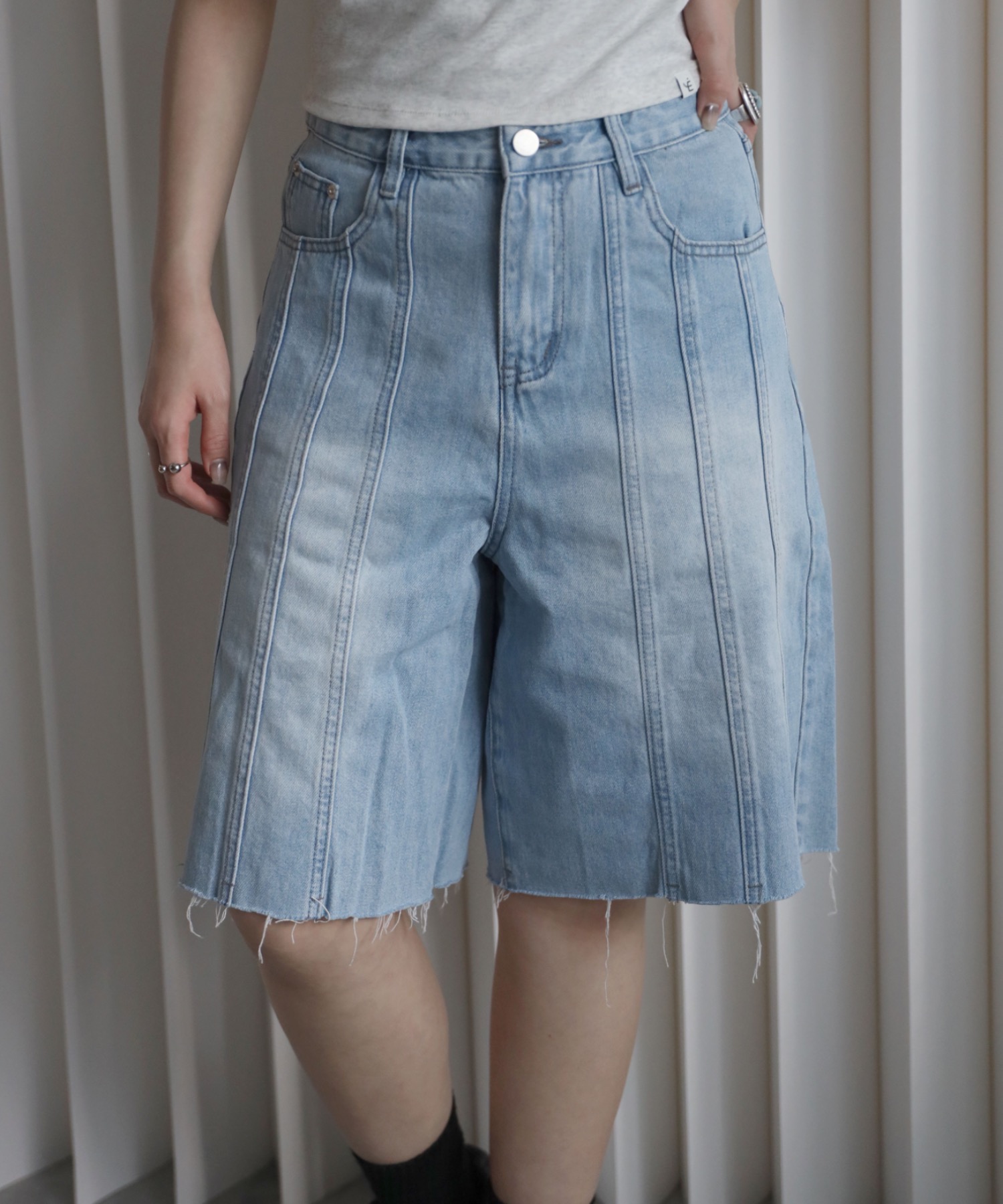 model：164cm. 着用サイズ：Sサイズ