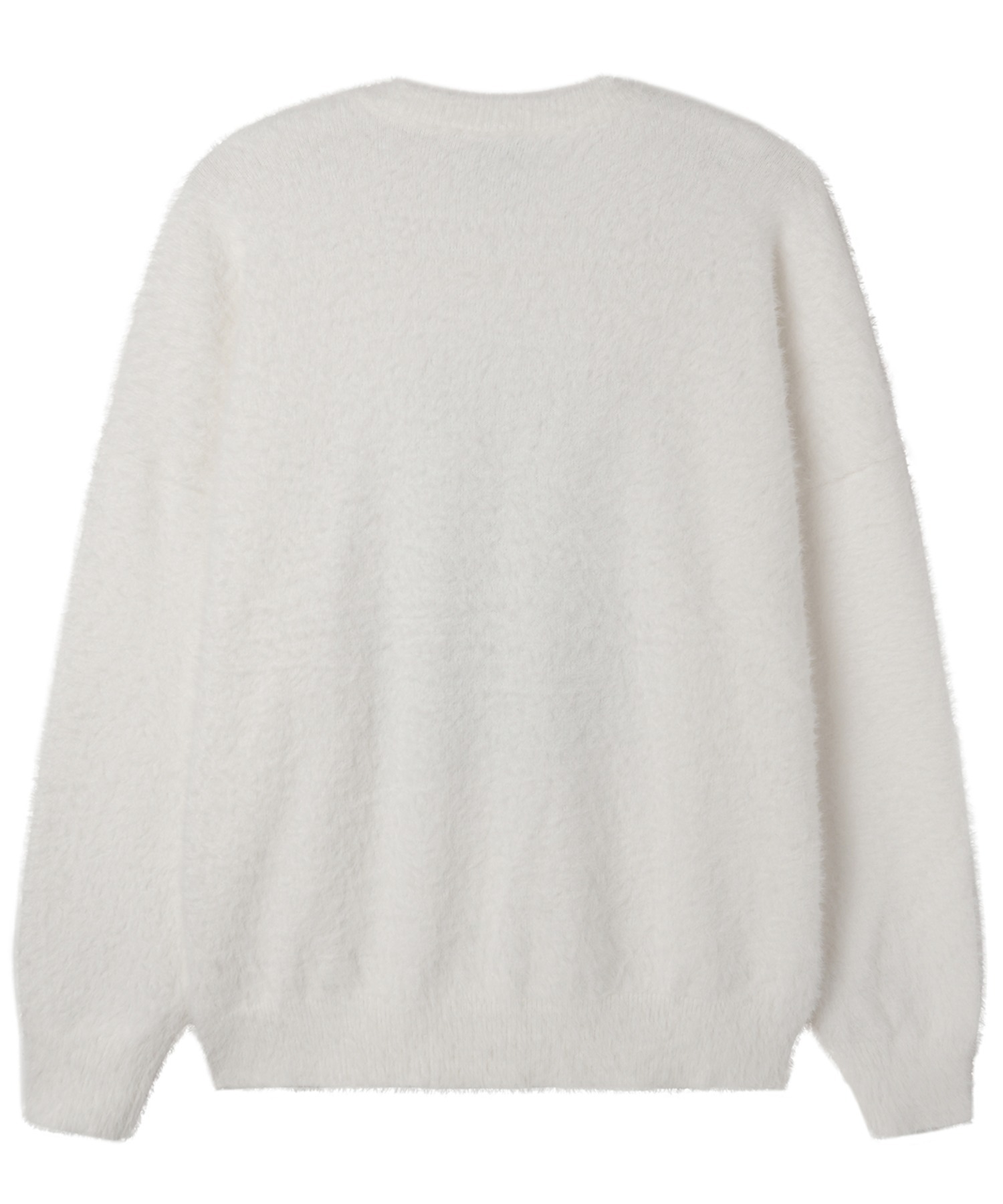 OY ヘアリーシャドーオードリーニット OYニット　ホワイト　白 OY/オーワイ』MULTI DOLLY HAIRY KNIT/マルチドリー ヘアリーニット OY