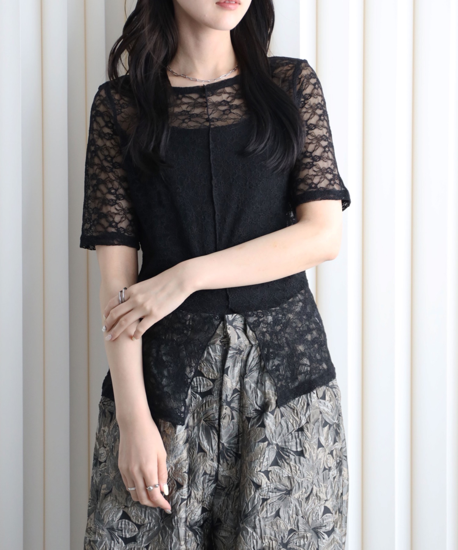 model164cm. 着用サイズ：FREE