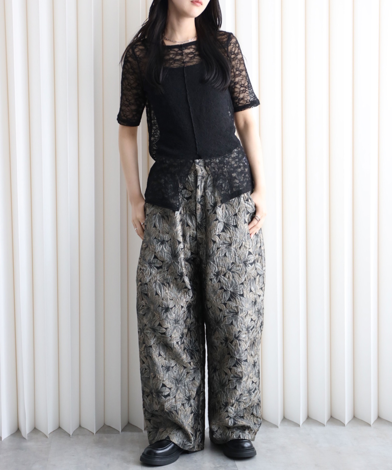model164cm. 着用サイズ：FREE
