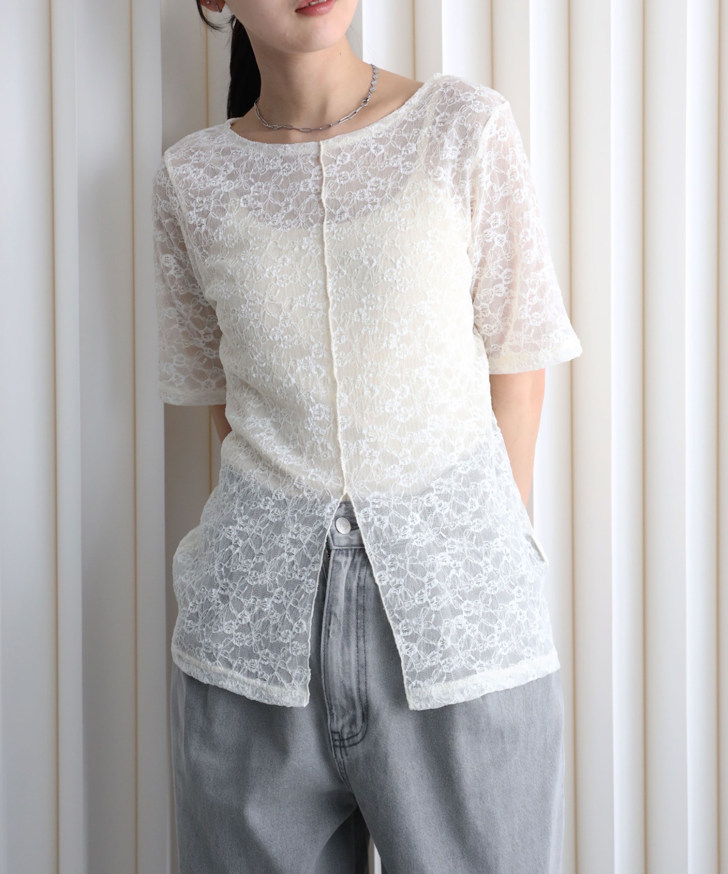 model164cm. 着用サイズ：FREE