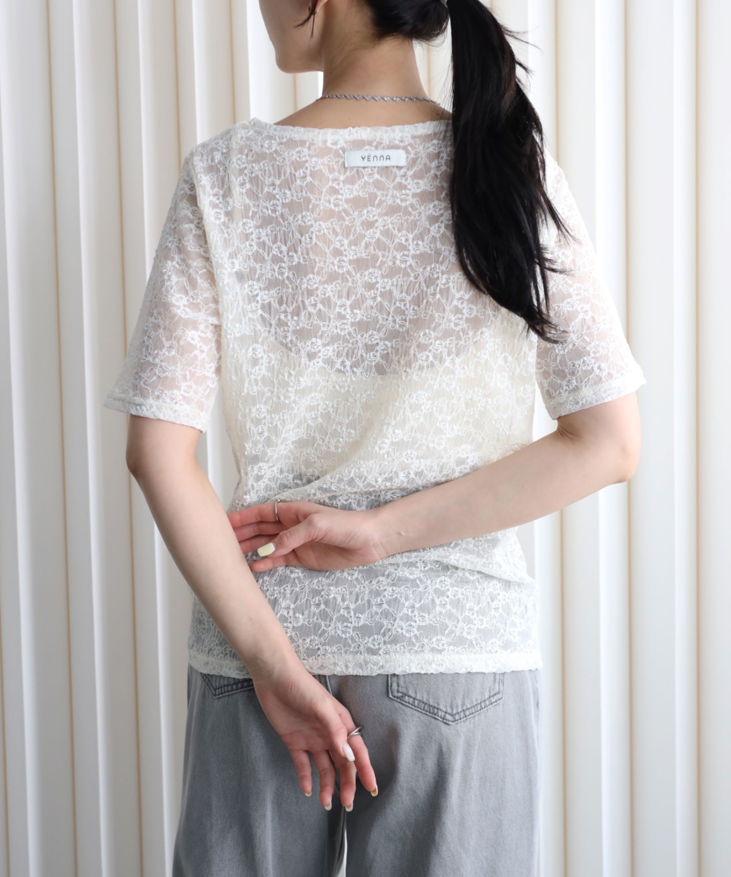 model164cm. 着用サイズ：FREE