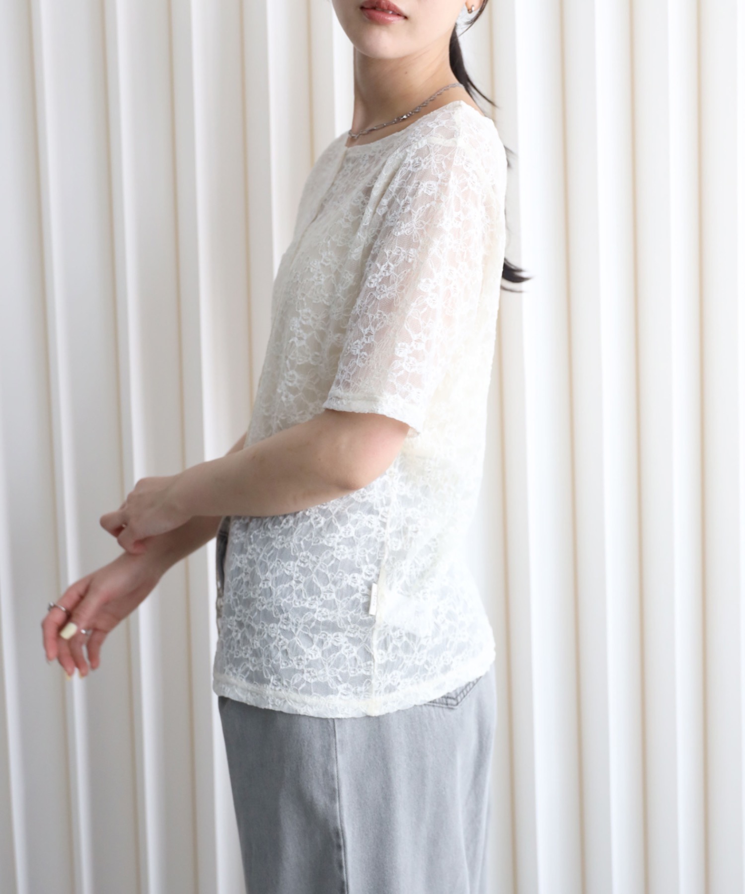 model164cm. 着用サイズ：FREE