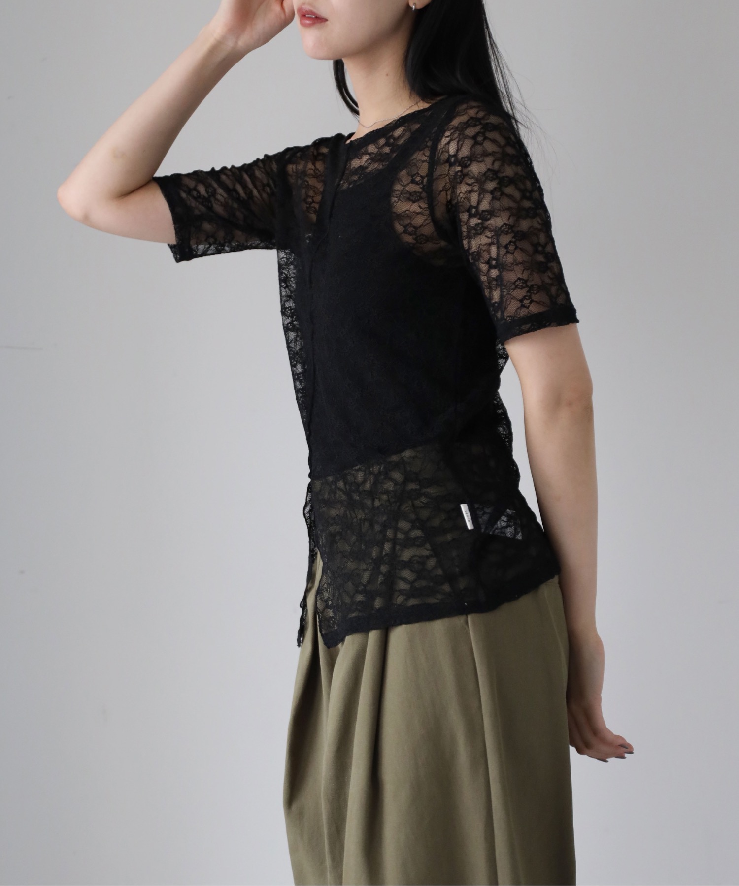 model164cm. 着用サイズ：FREE