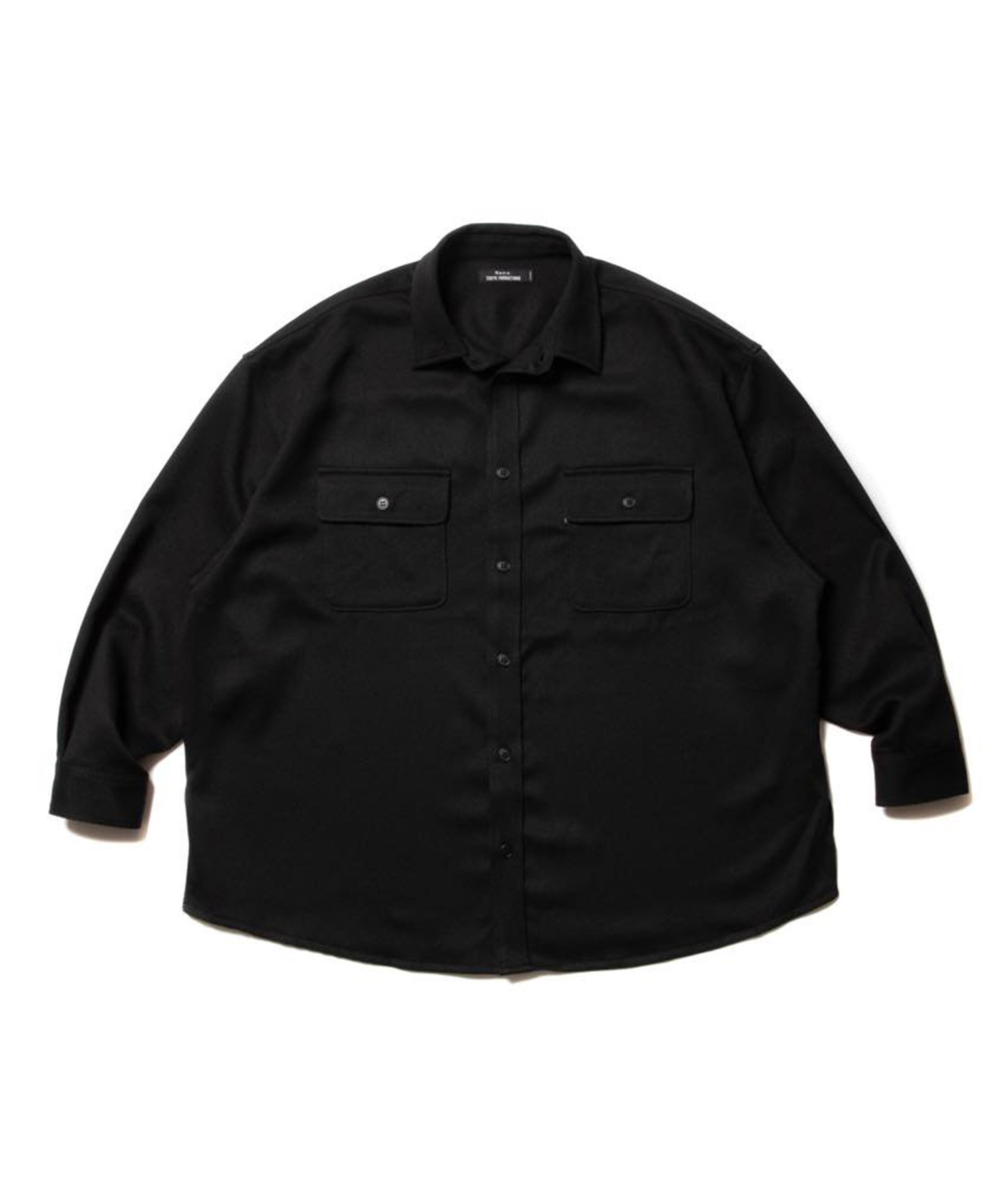 COOTIE PRODUCTIONSName. 最大75%OFFクーポン with PRODUCTIONS 【30％OFF】 POLYESTER FIT ERROR SHIRT CPO KERSEY