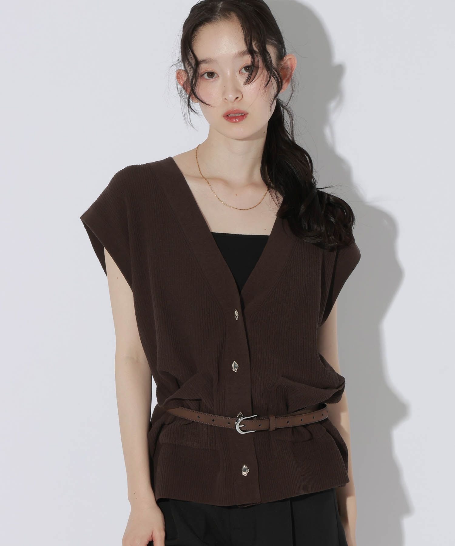 Wool knit vest / модель 855246