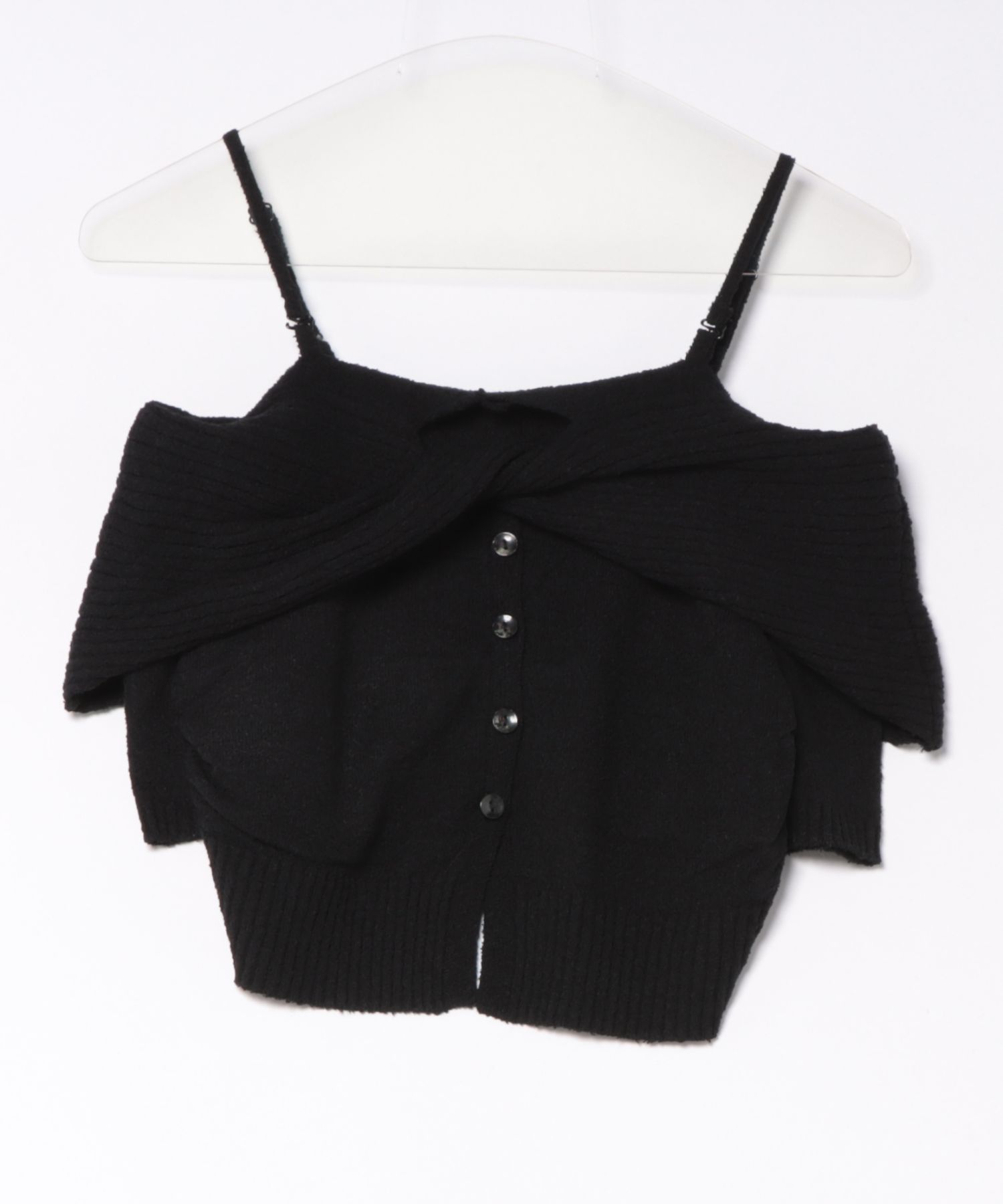 WIDE RIB TWIST OFF SHOULDER KN — широкая резинка, свитер с открытым плечом