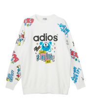 WELL EXCUUUSE MEプリントスウェット
