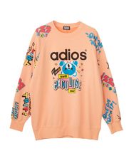 WELL EXCUUUSE MEプリントスウェット