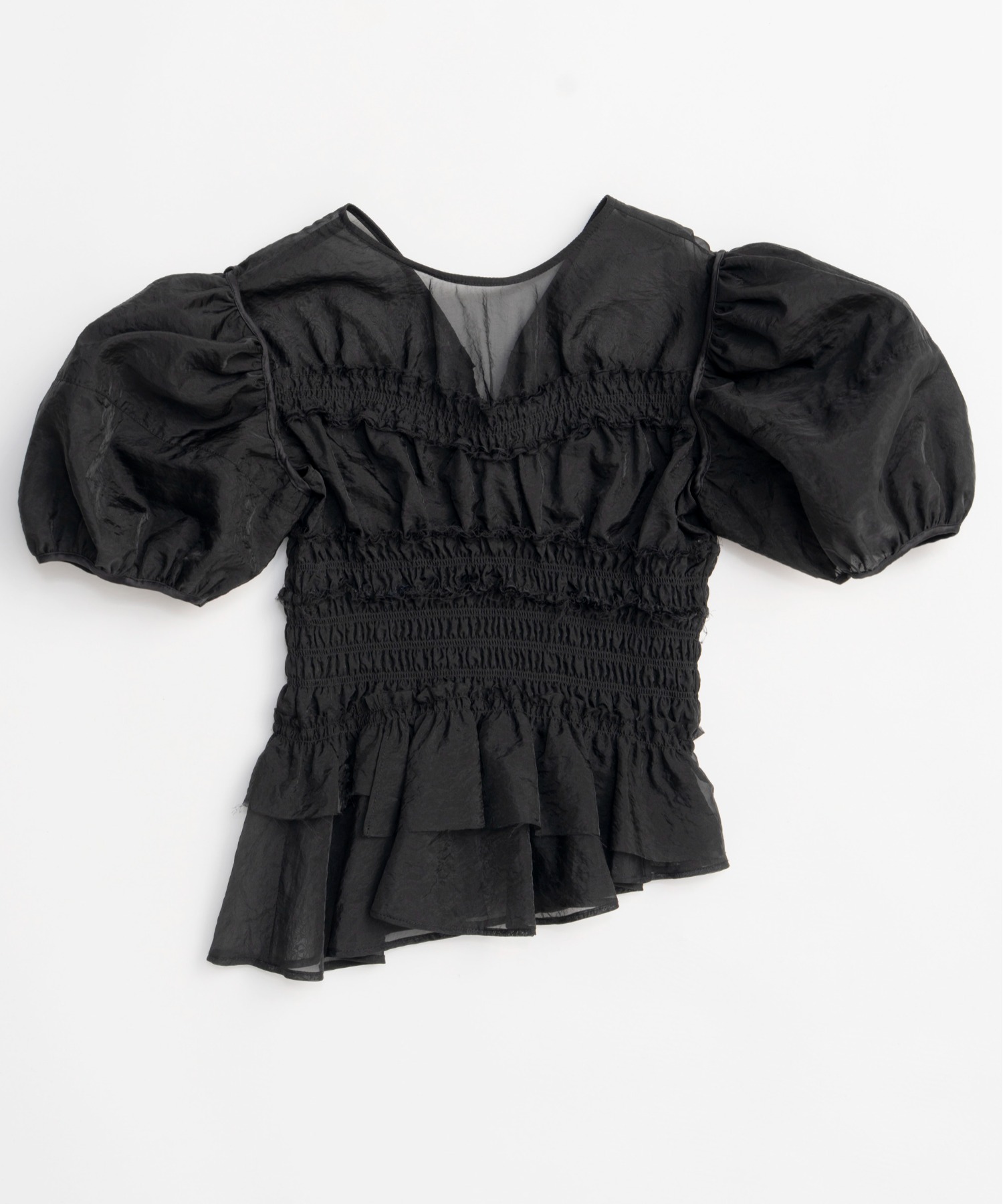 完売⭐︎メゾンスペシャル⭐︎2waySleeveDotRuffleBlouse 25SUMMER PRE-ORDER】2way Sleeve Ruffle Blouse/2WAYスリーブフリル