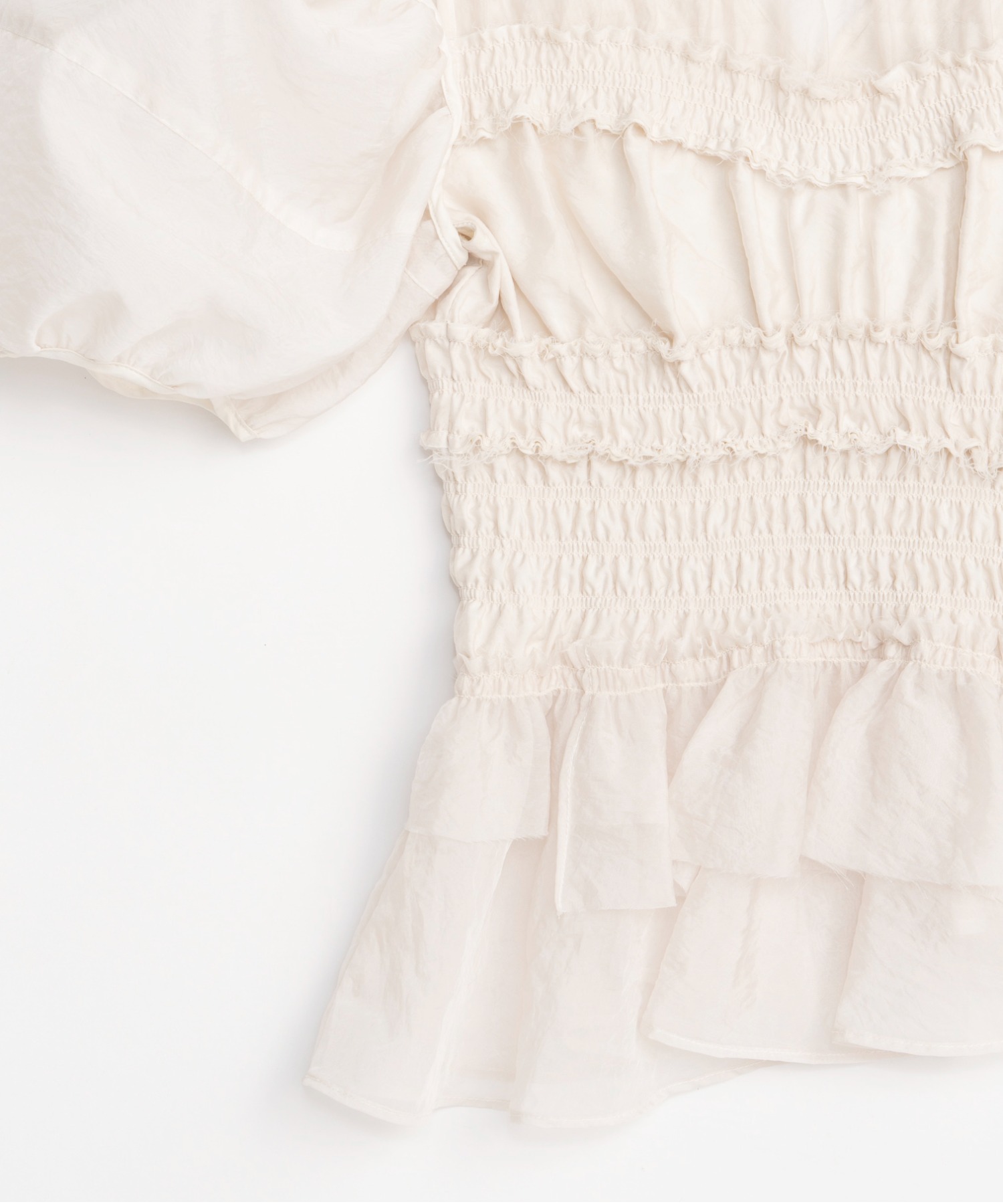 メゾンスペシャル｜2way Sleeve Ruffle Blouse MAISON SPECIAL｜2way Sleeve Ruffle Blouse | Rakuten Fashion(楽天