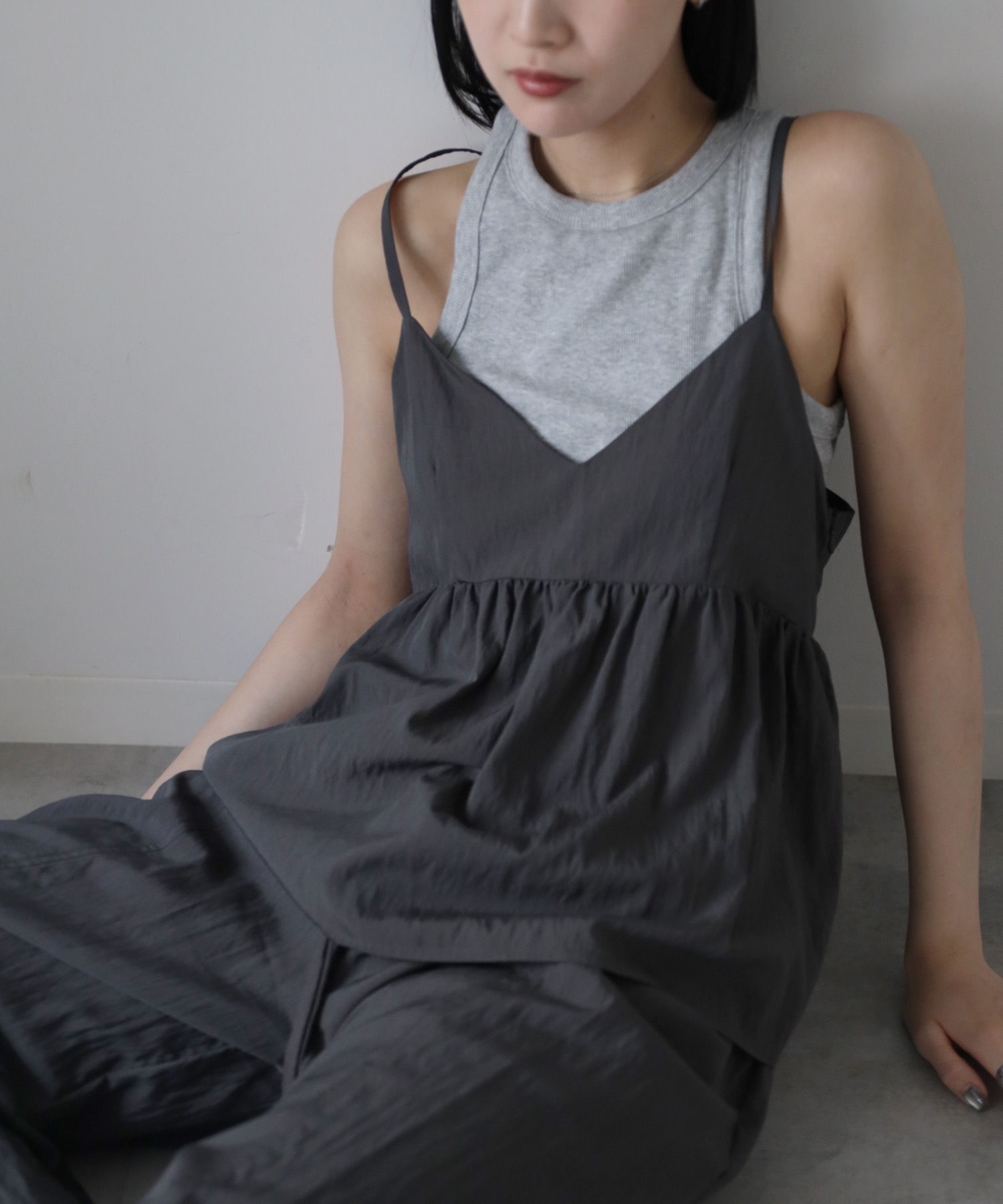 model：164cm. 着用サイズ：FREE