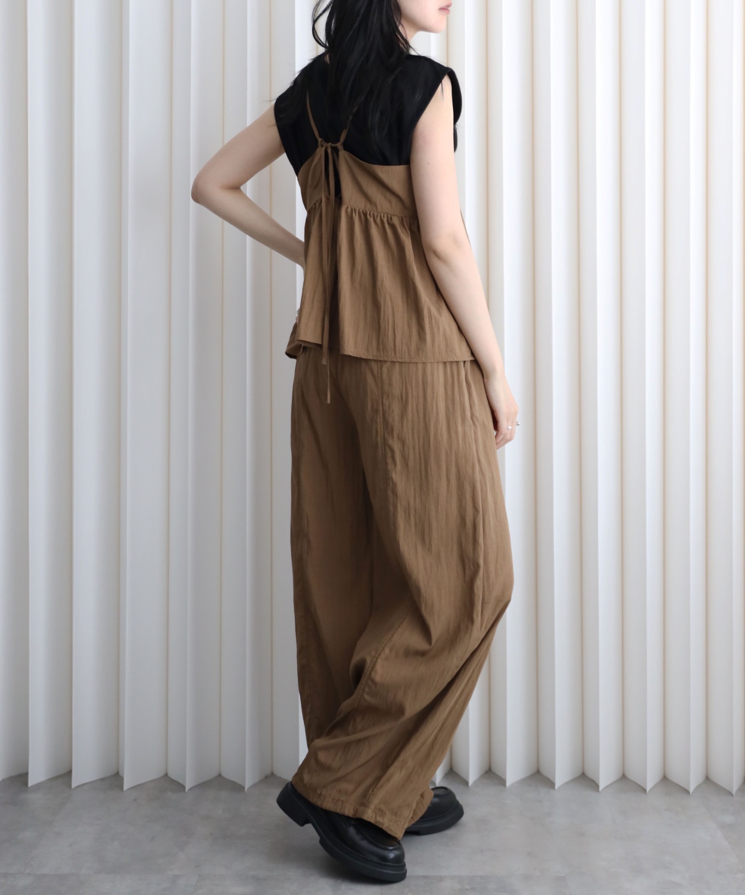 model：164cm. 着用サイズ：FREE