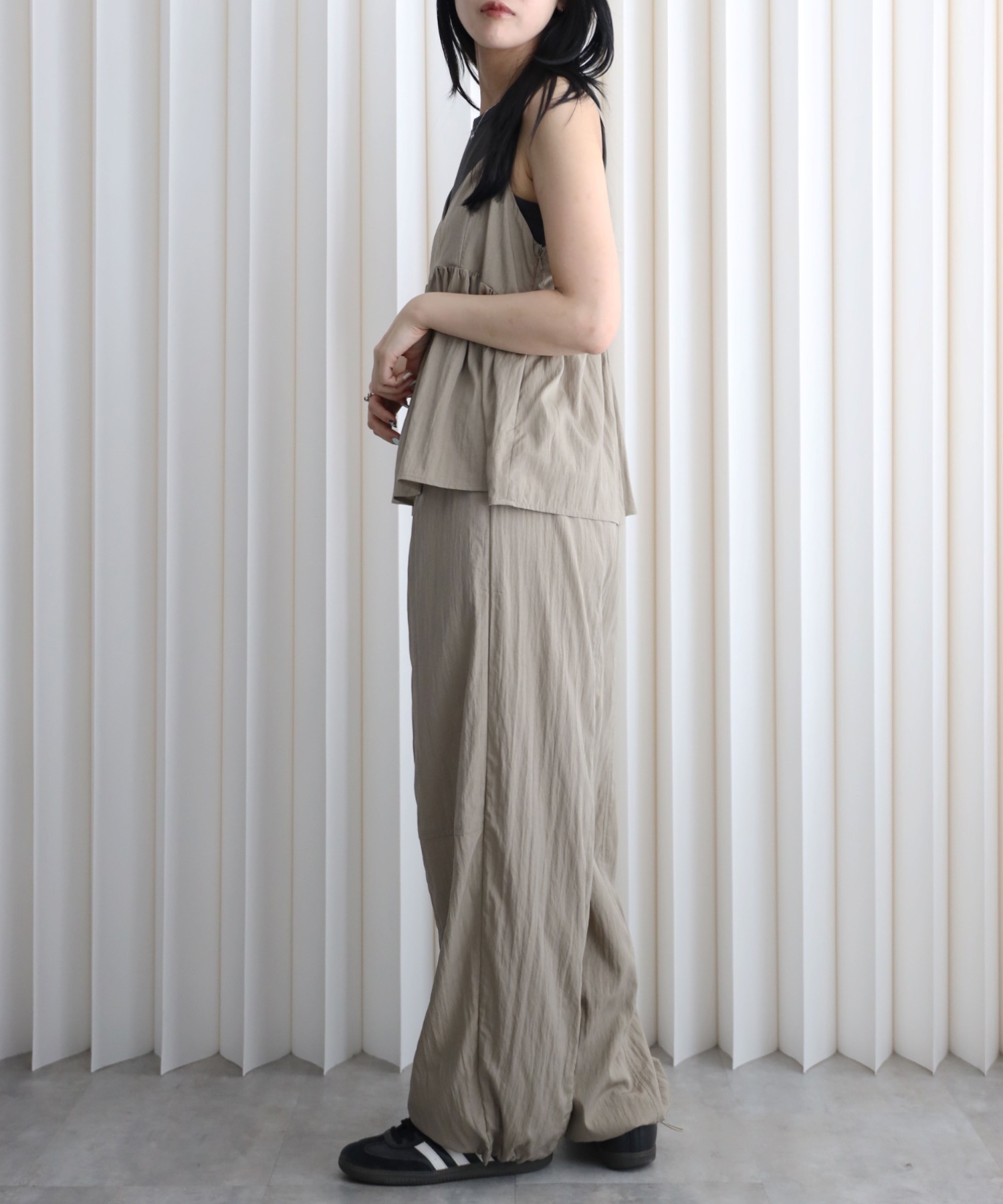 model：164cm. 着用サイズ：FREE
