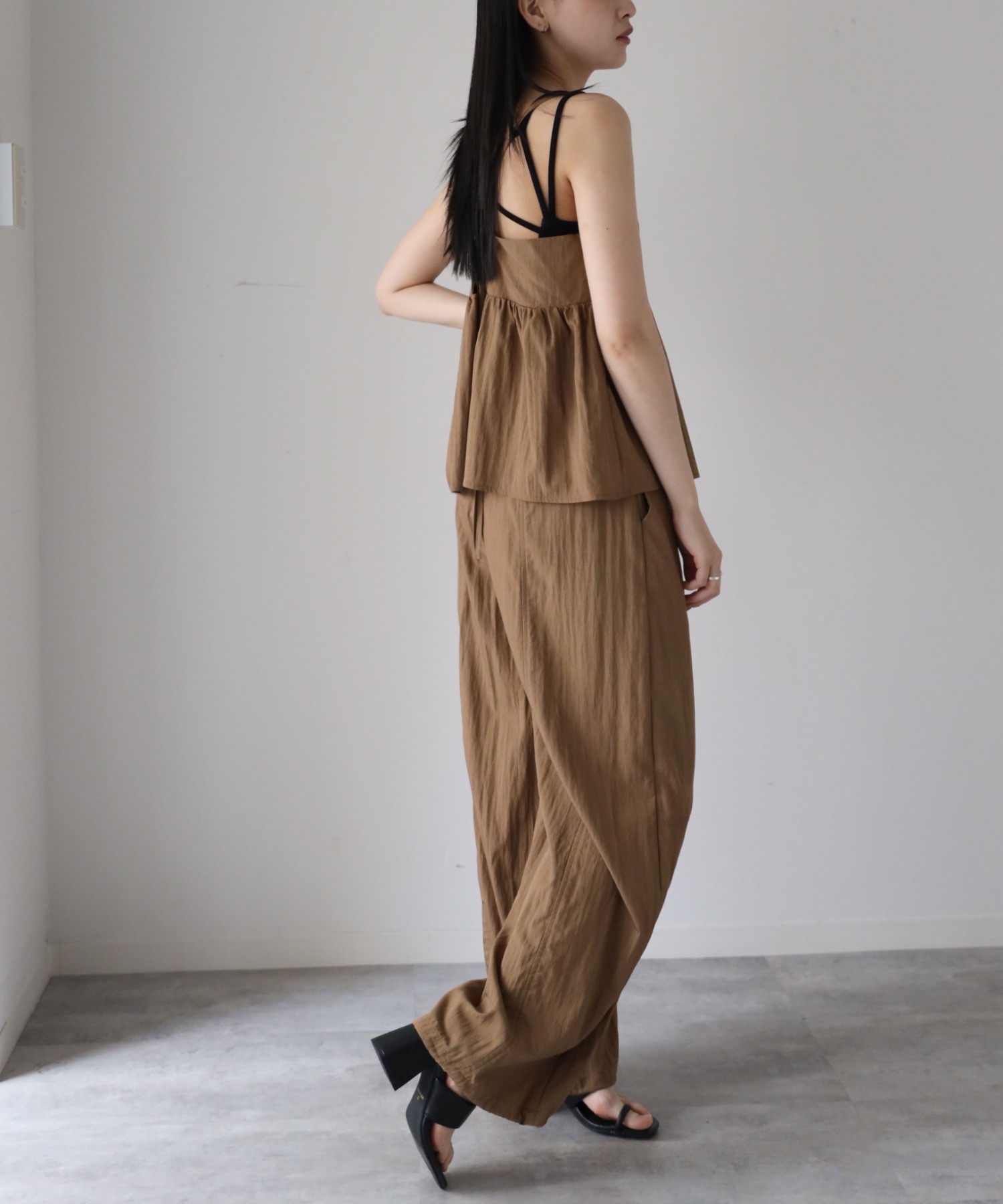 model：164cm. 着用サイズ：FREE