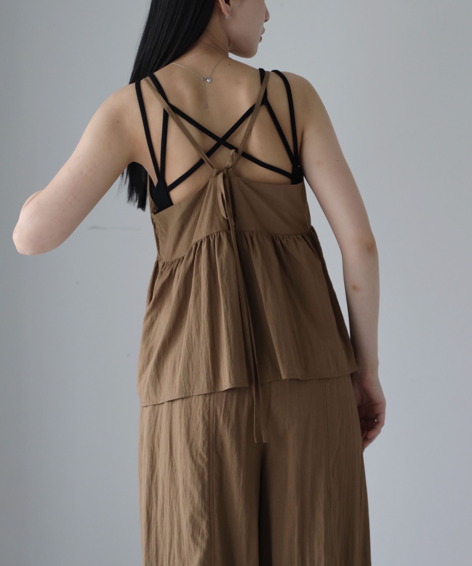 model：164cm. 着用サイズ：FREE
