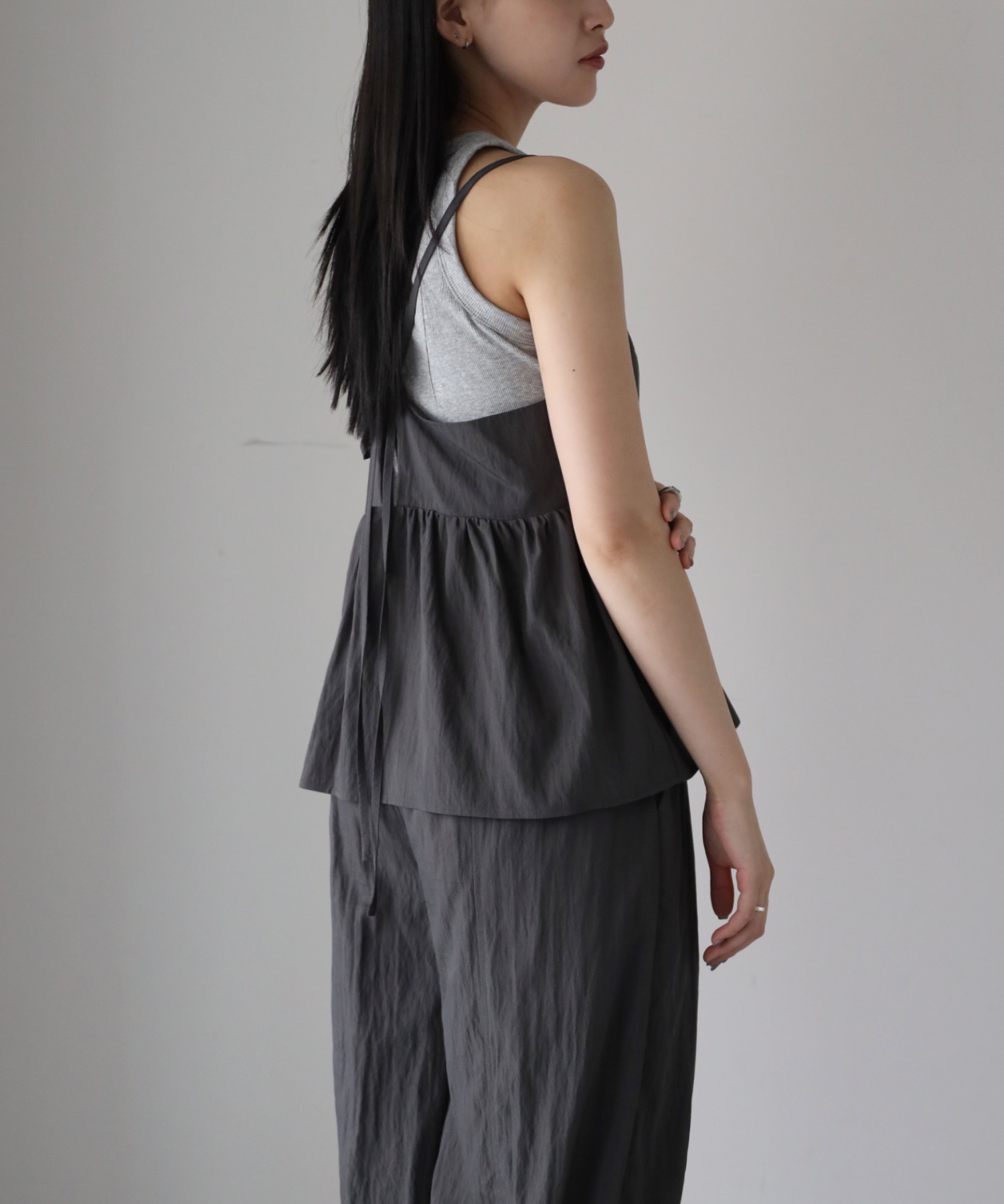 model：164cm. 着用サイズ：FREE