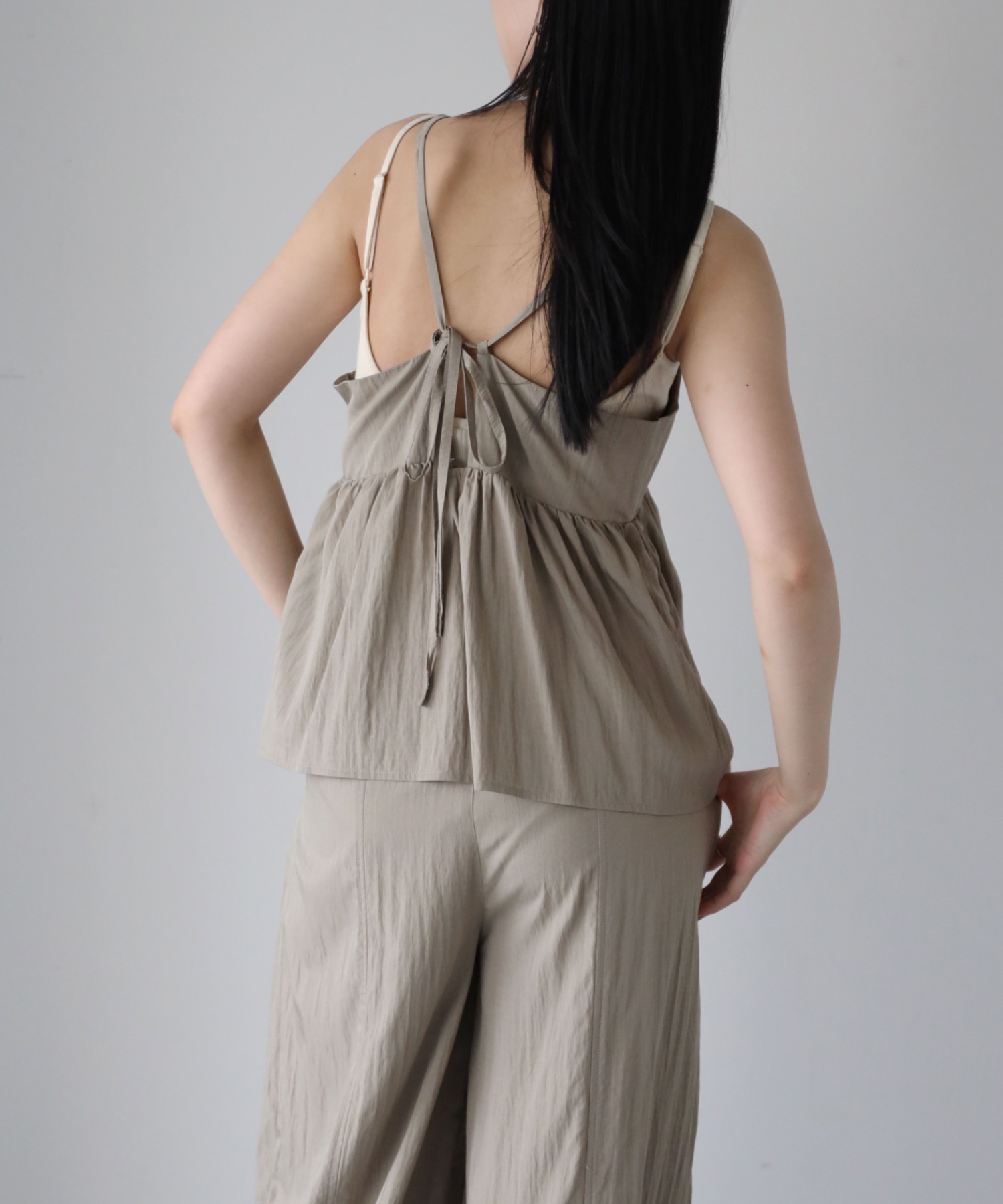 model：164cm. 着用サイズ：FREE