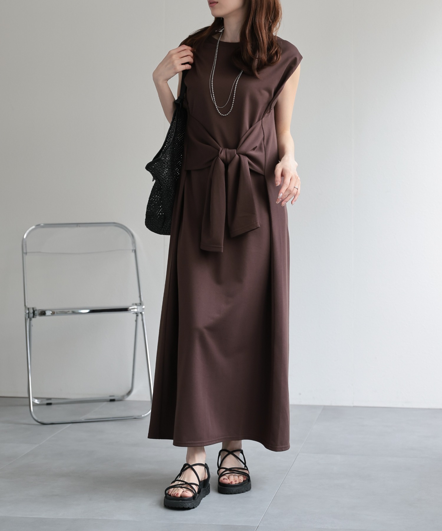 model：162cm 着用サイズ：F