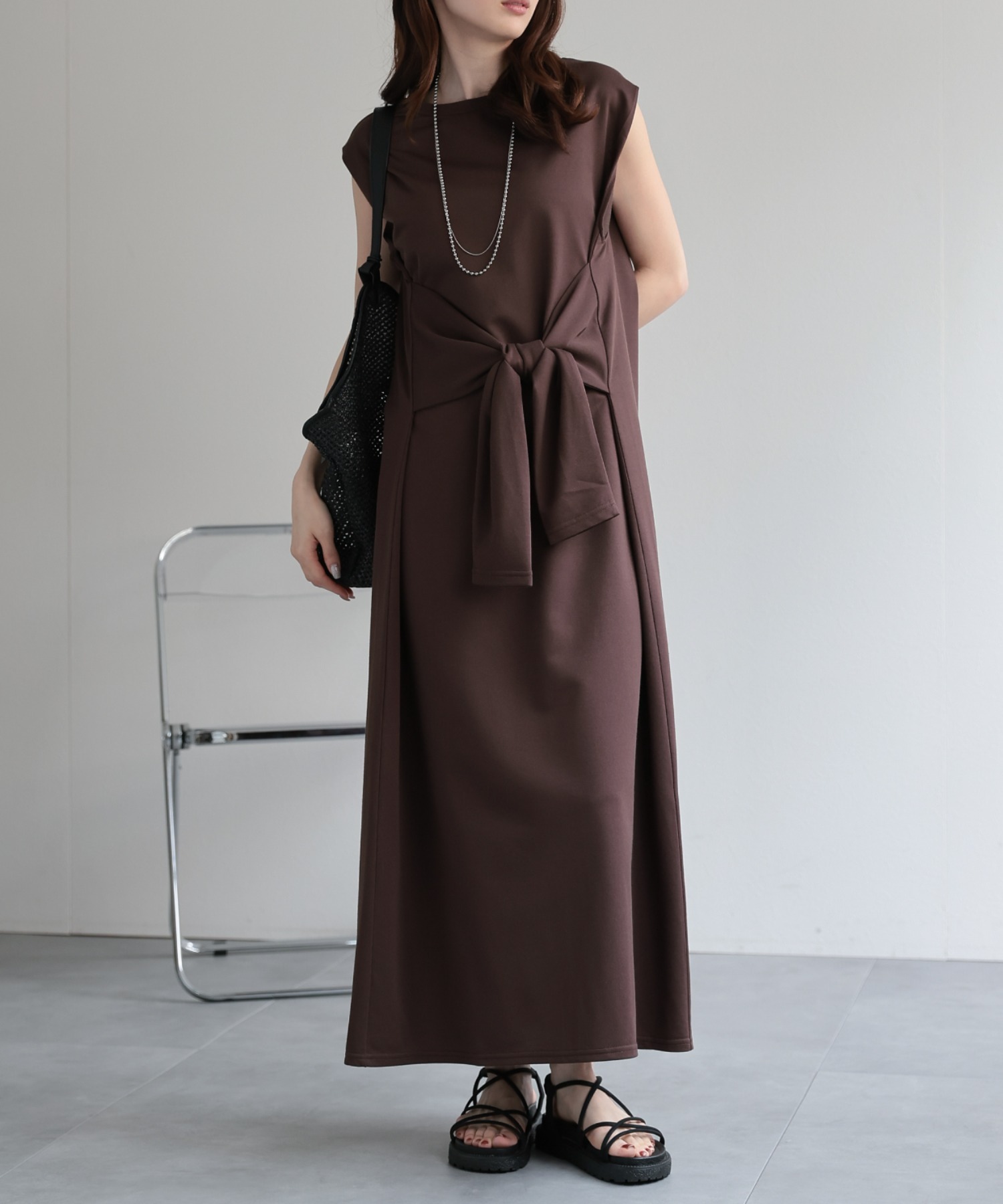 model：162cm 着用サイズ：F