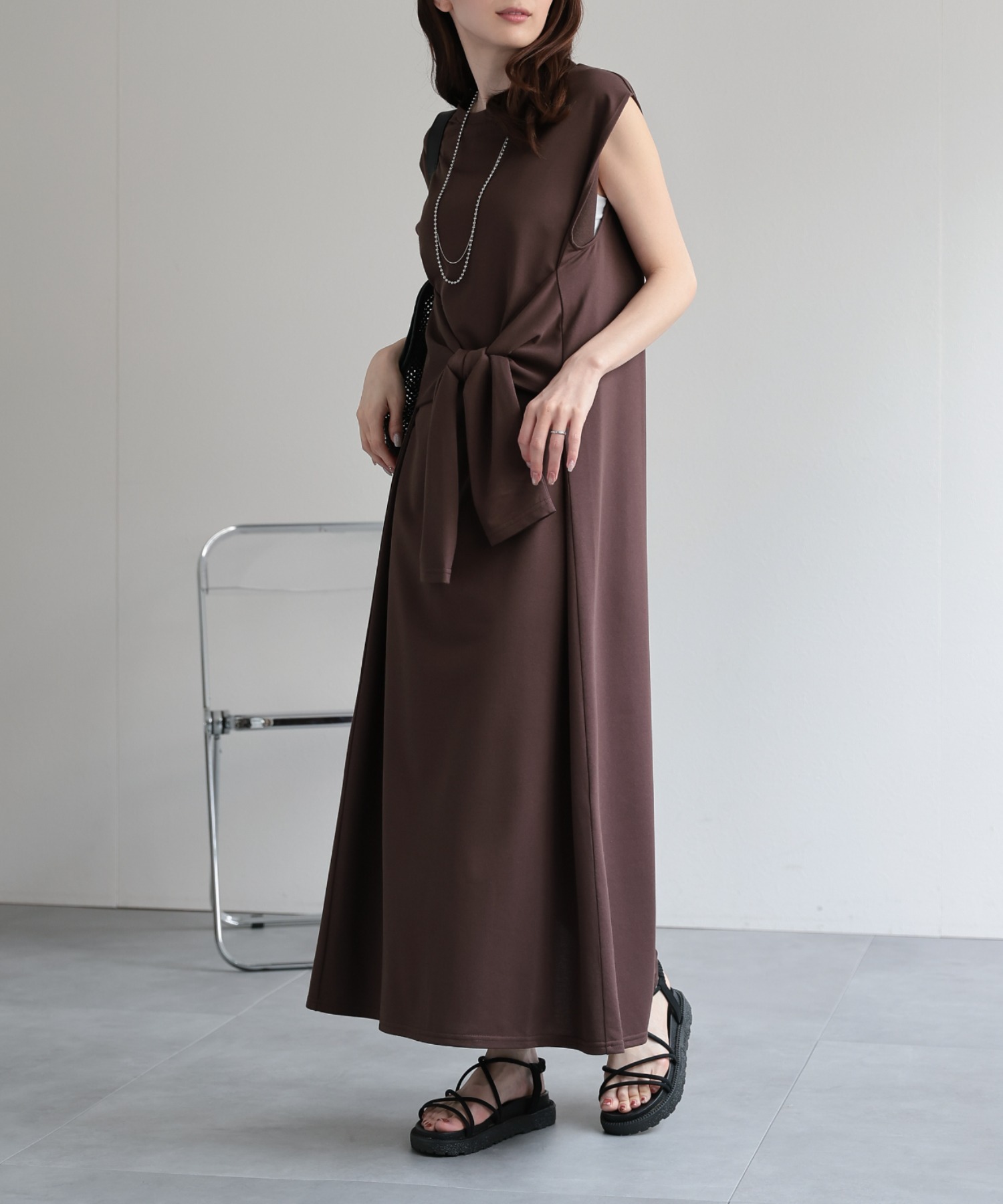 model：162cm 着用サイズ：F
